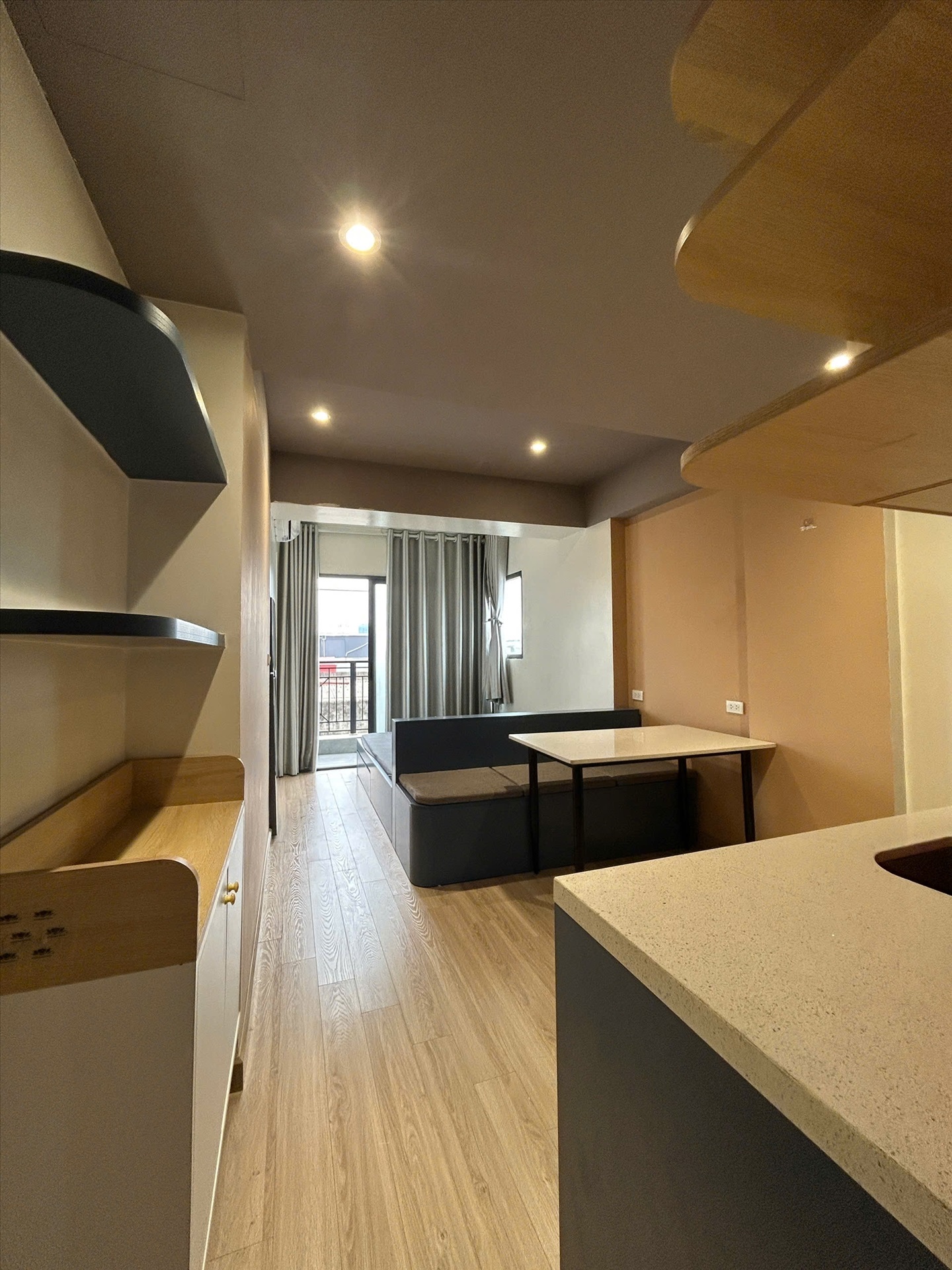 Phòng trọ Studio 25m2 tại CTC Home Tây Sơn - Đống Đa - Phòng khách