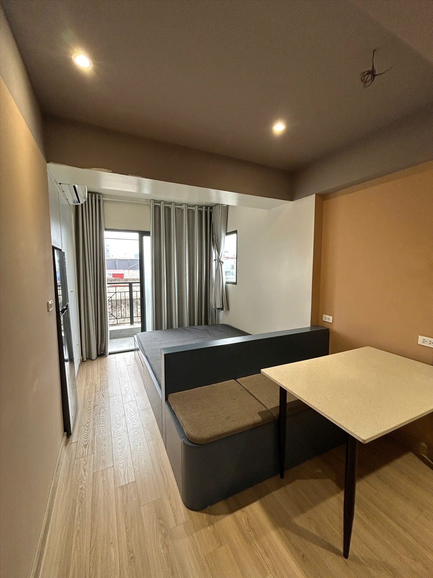 Phòng trọ Studio 25m2 tại CTC Home Tây Sơn - Đống Đa - Phòng khách