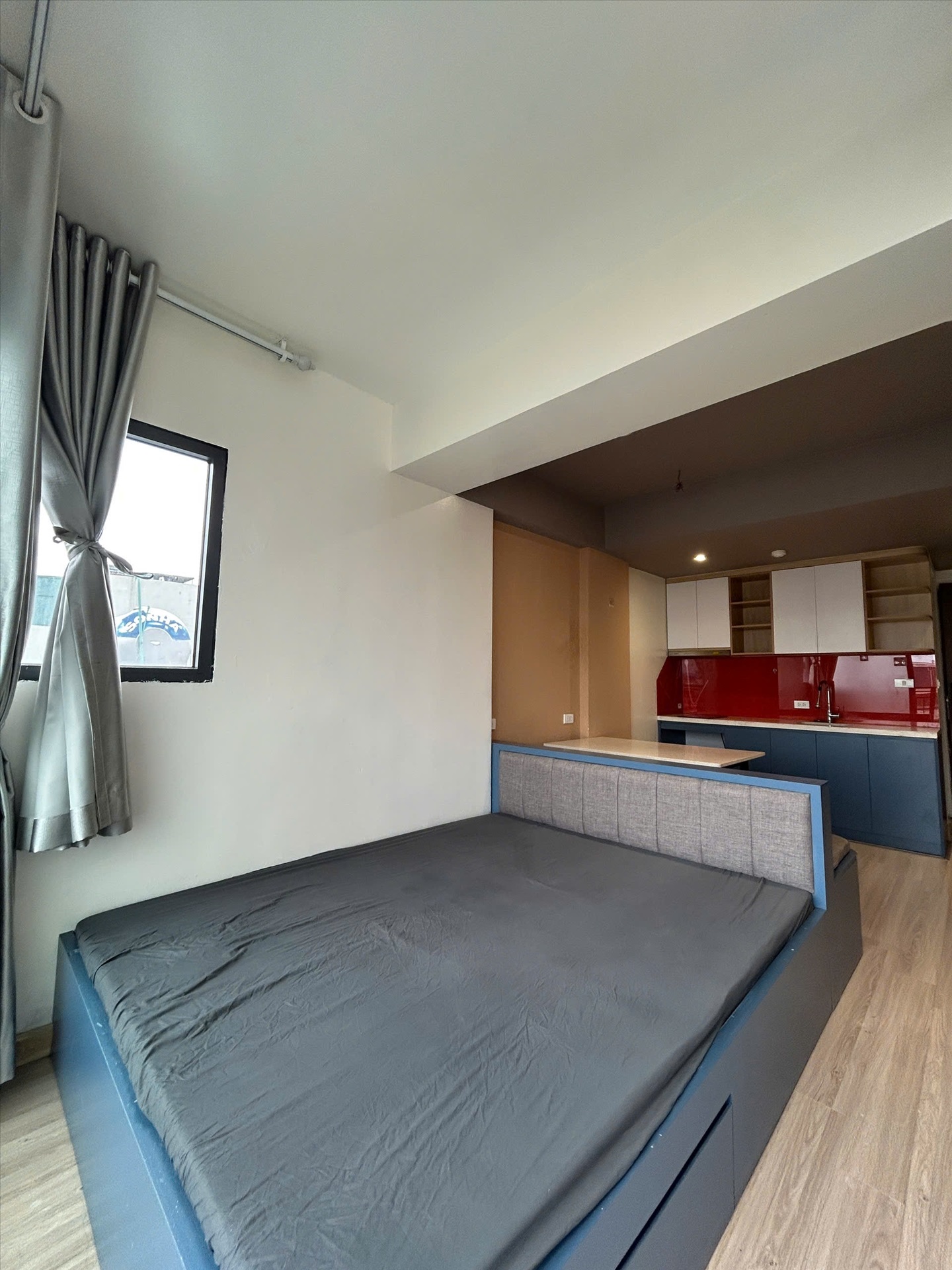 Phòng trọ Studio 25m2 tại CTC Home Tây Sơn - Đống Đa - Phòng ngủ