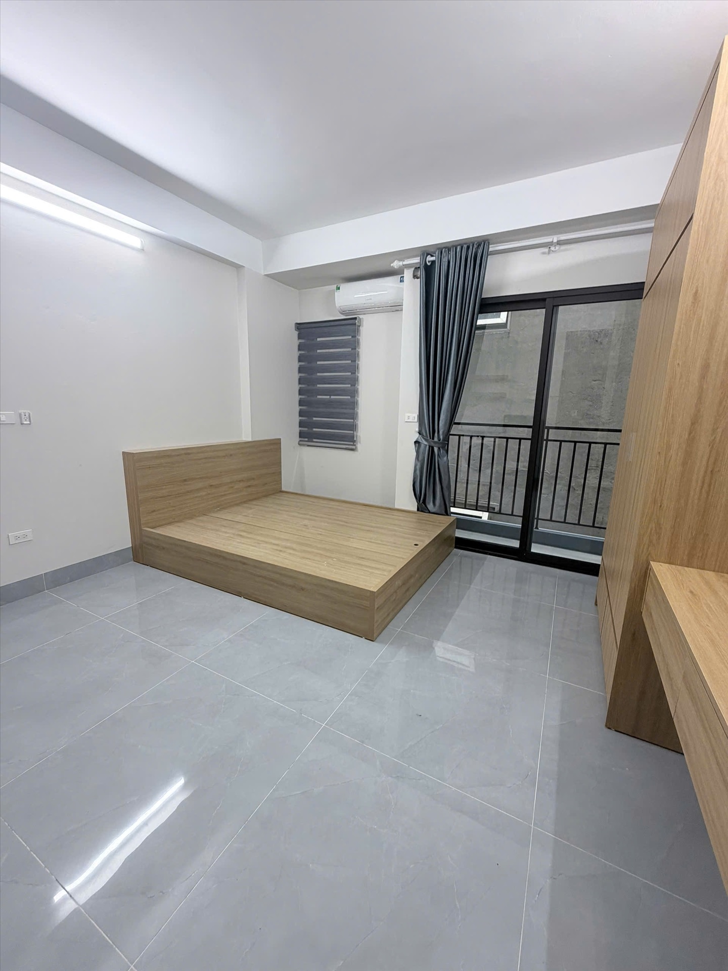 Phòng trọ Studio 30m2 tại CTC Home 2 Phú Mỹ - Nam Từ Liêm - Phòng ngủ