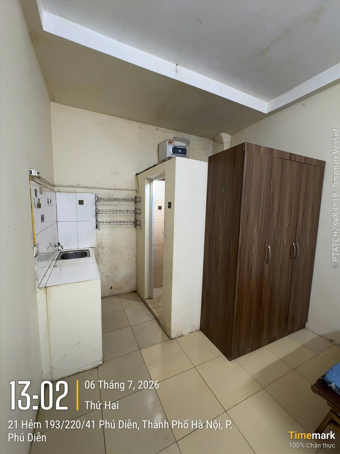 Phòng trọ Studio 30m2 tại NT House Nguyễn Đạo An - Bắc Từ Liêm - Phòng bếp