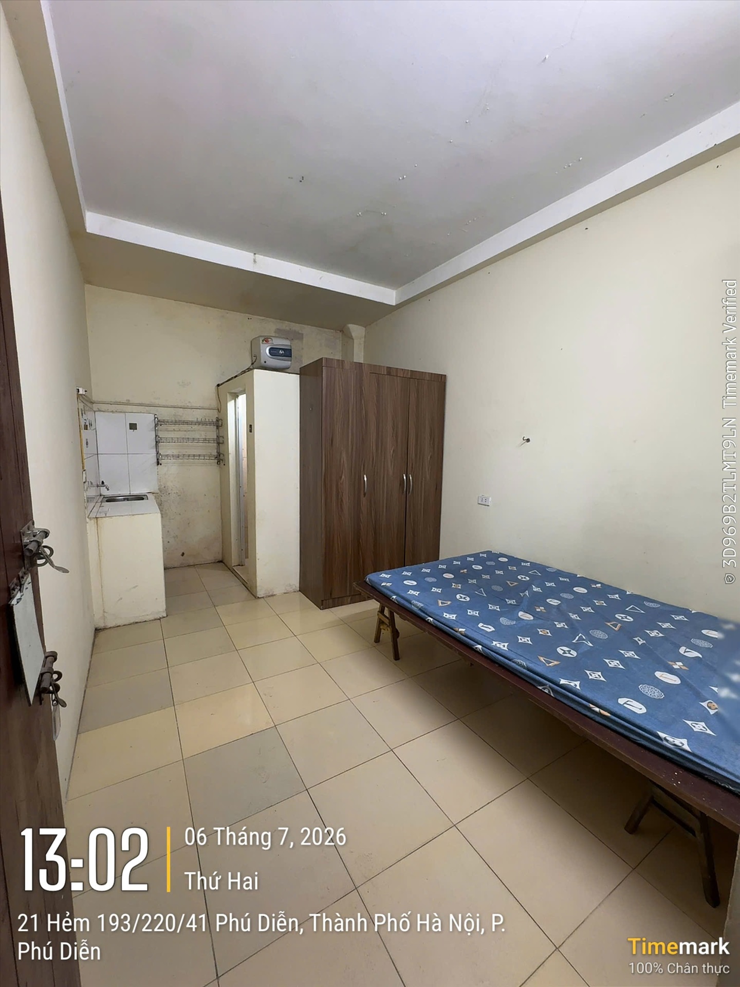 Phòng trọ Studio 30m2 tại NT House Nguyễn Đạo An - Bắc Từ Liêm - Phòng ngủ