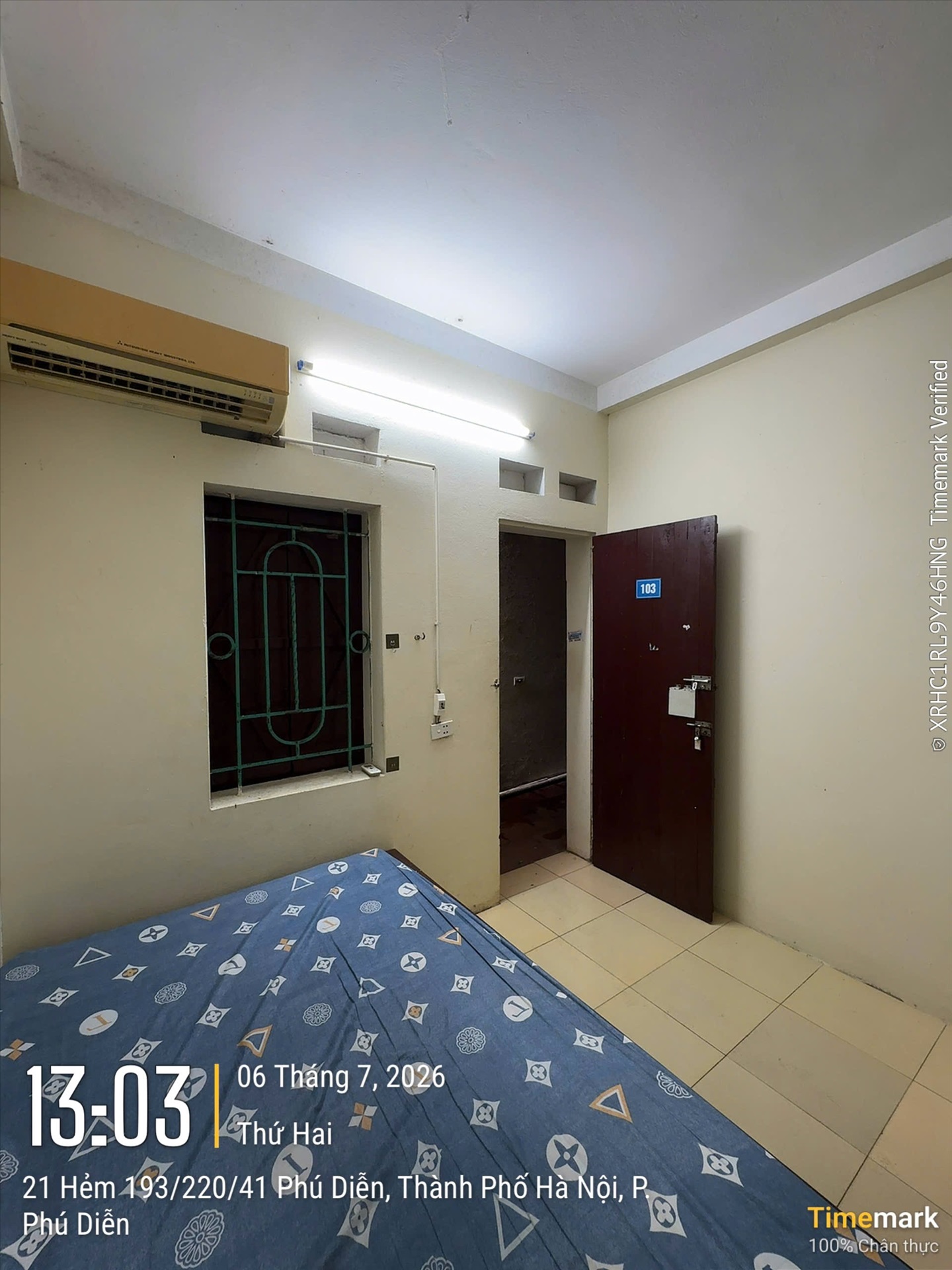 Phòng trọ Studio 30m2 tại NT House Nguyễn Đạo An - Bắc Từ Liêm - Phòng ngủ