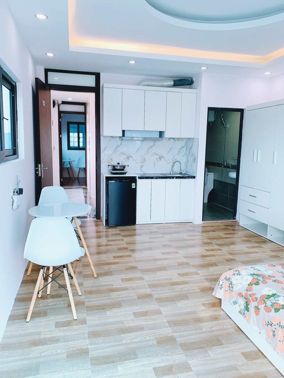 Phòng trọ Studio 50m2 tại NTV Apartment Nguyễn Lân - Thanh Xuân - Phòng bếp
