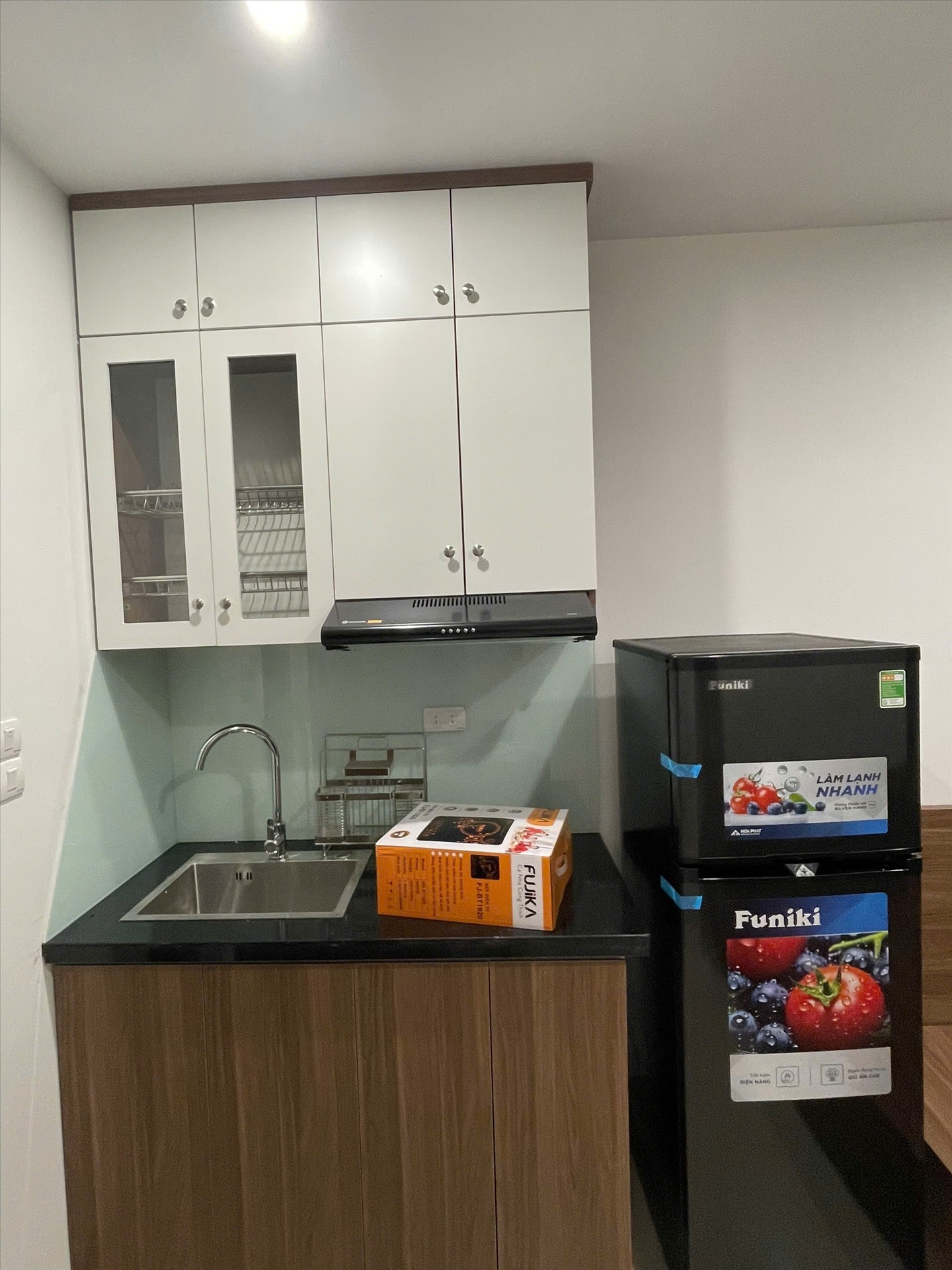 Phòng trọ Studio 25m2 tại NTV Apartment Tôn Đức Thắng - Đống Đa - Phòng bếp