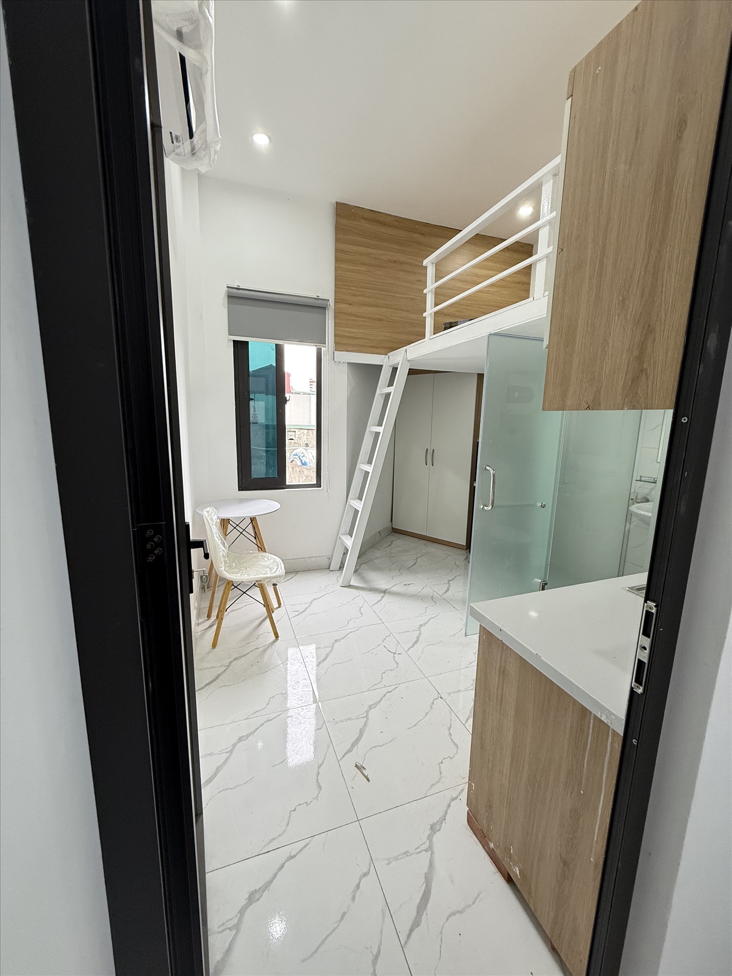 Phòng trọ Duplex 20m2 tại NTV Apartment Cổ Nhuế - Bắc Từ Liêm - Phòng khách