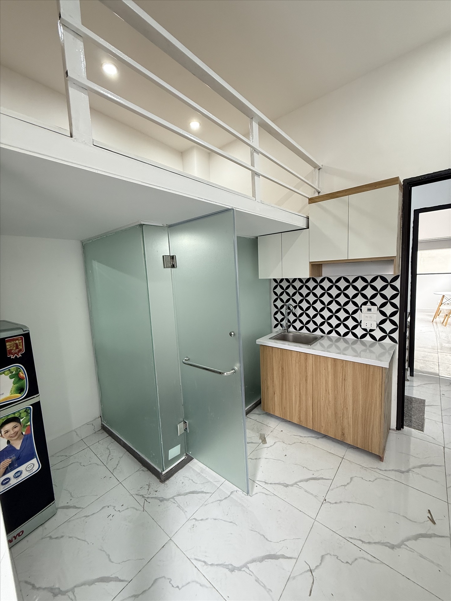 Phòng trọ Duplex 20m2 tại NTV Apartment Cổ Nhuế - Bắc Từ Liêm - Phòng bếp