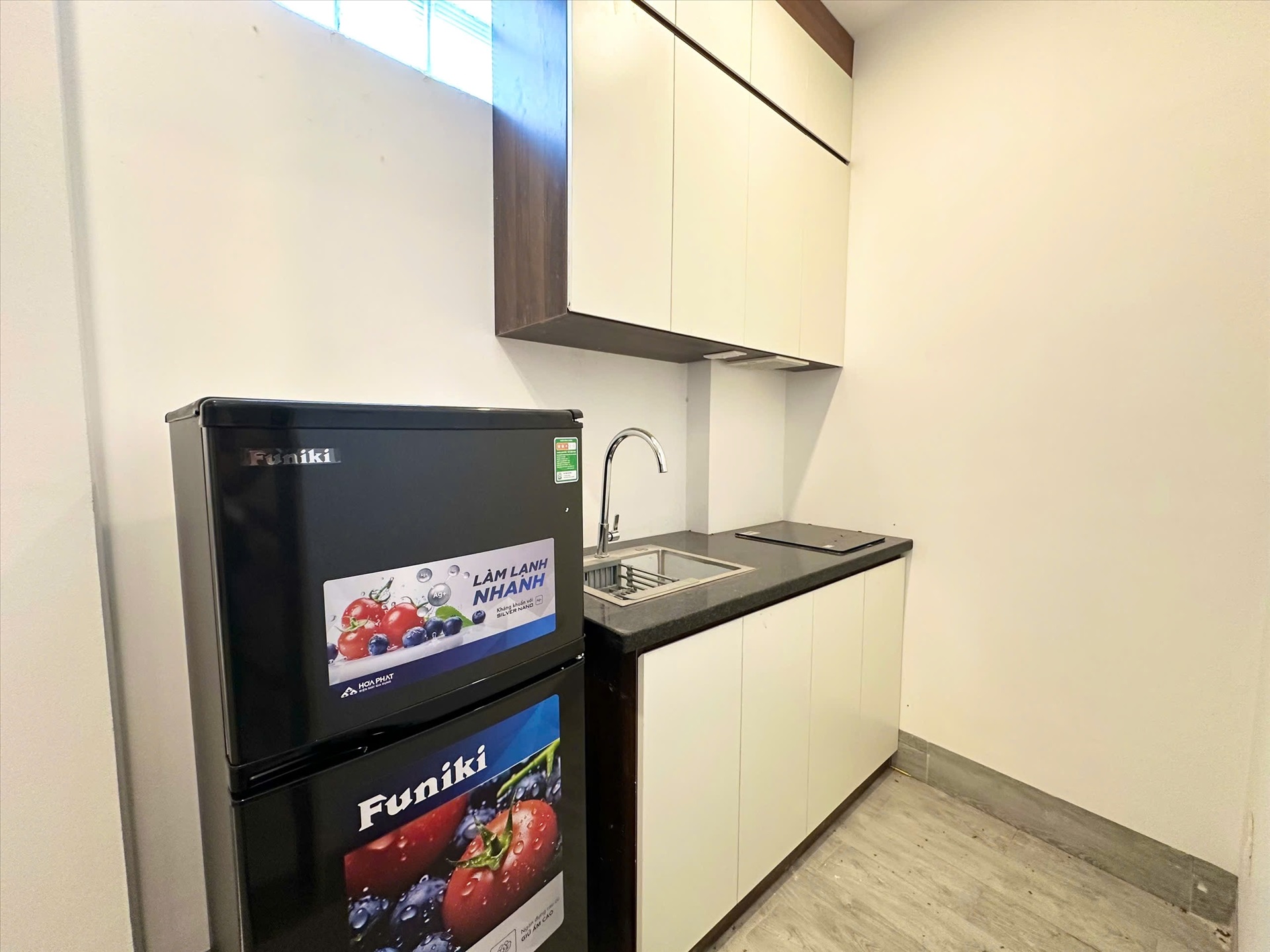 Phòng trọ Studio 25m2 tại 4PS Housing Phú Xá - Tây Hồ - Phòng bếp