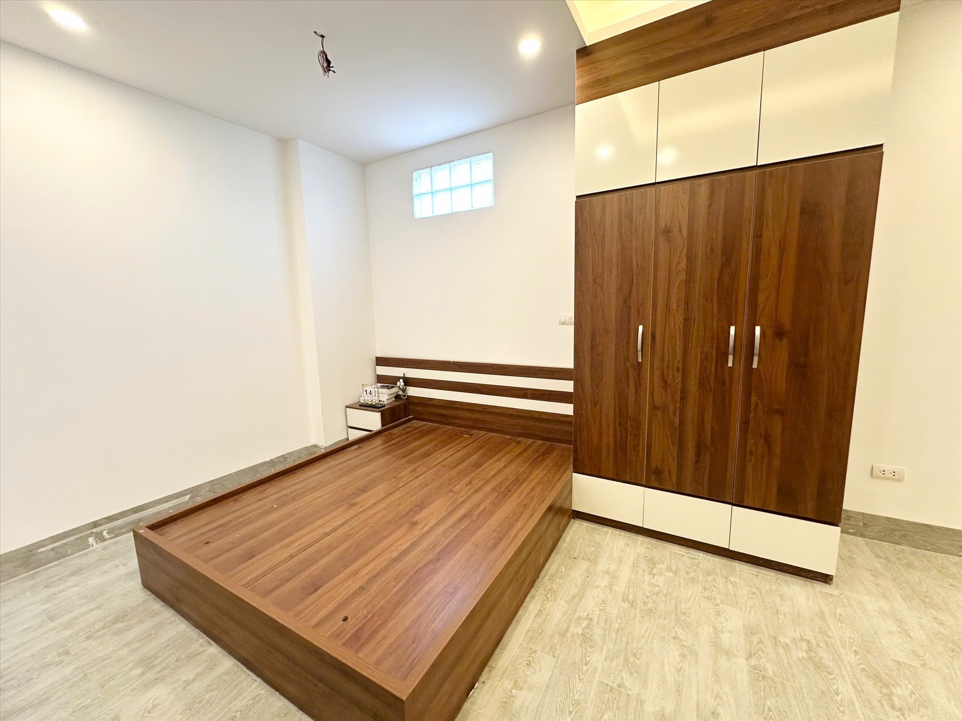 Phòng trọ Studio 25m2 tại 4PS Housing Phú Xá - Tây Hồ - Phòng ngủ
