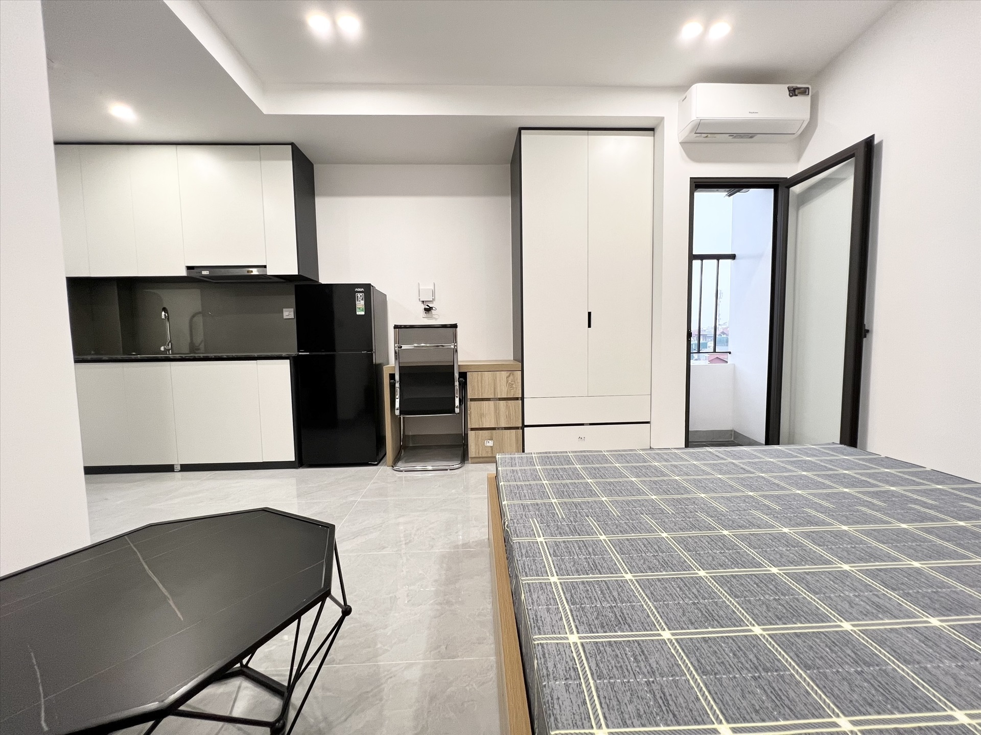 Phòng trọ Studio 28m2 tại HP Land Bùi Xương Trạch - Thanh Xuân - Phòng ngủ