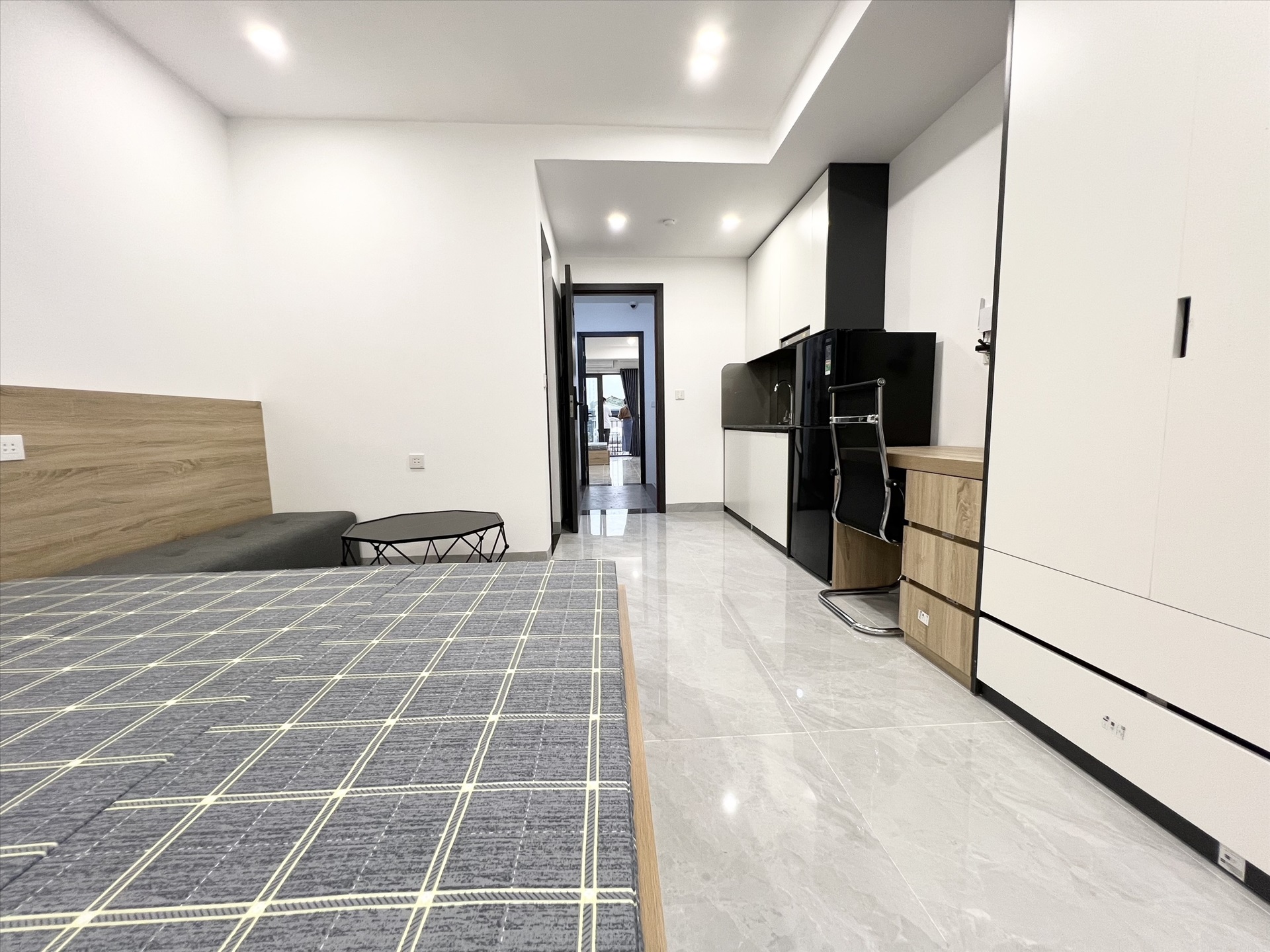 Phòng trọ Studio 28m2 tại HP Land Bùi Xương Trạch - Thanh Xuân - Phòng ngủ