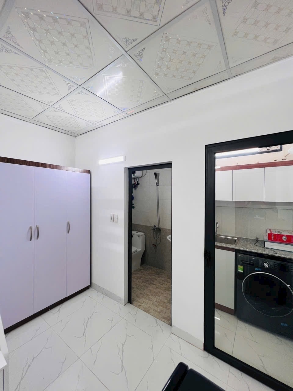 Phòng trọ Studio 25m2 tại Friends Team 1 Nguyễn Văn Trỗi - Hà Đông - Phòng bếp