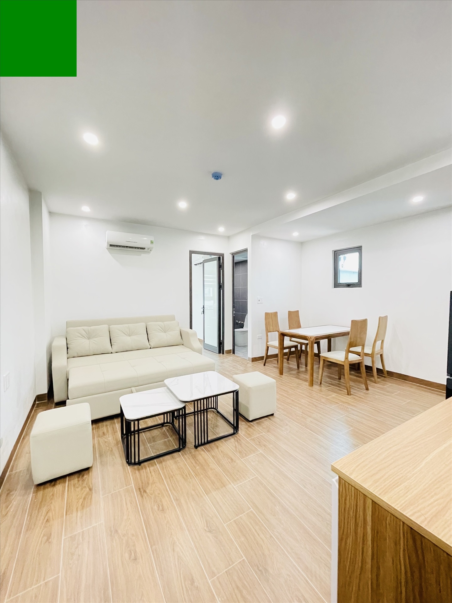 Phòng trọ 1 Phòng ngủ 45m2 tại Friends Team Doãn Kế Thiện - Cầu Giấy - Phòng khách