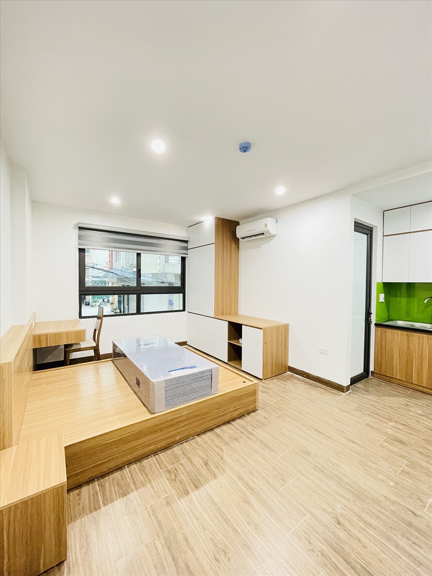 Phòng trọ Studio 30m2 tại Friends Team Doãn Kế Thiện - Cầu Giấy - Phòng ngủ