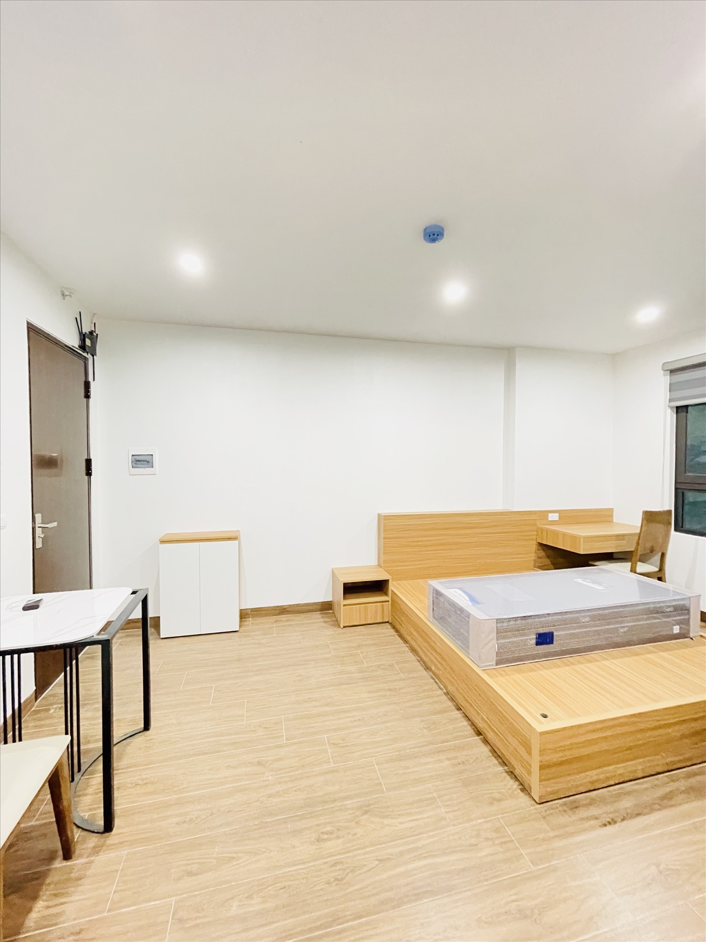 Phòng trọ Studio 30m2 tại Friends Team Doãn Kế Thiện - Cầu Giấy - Phòng ngủ