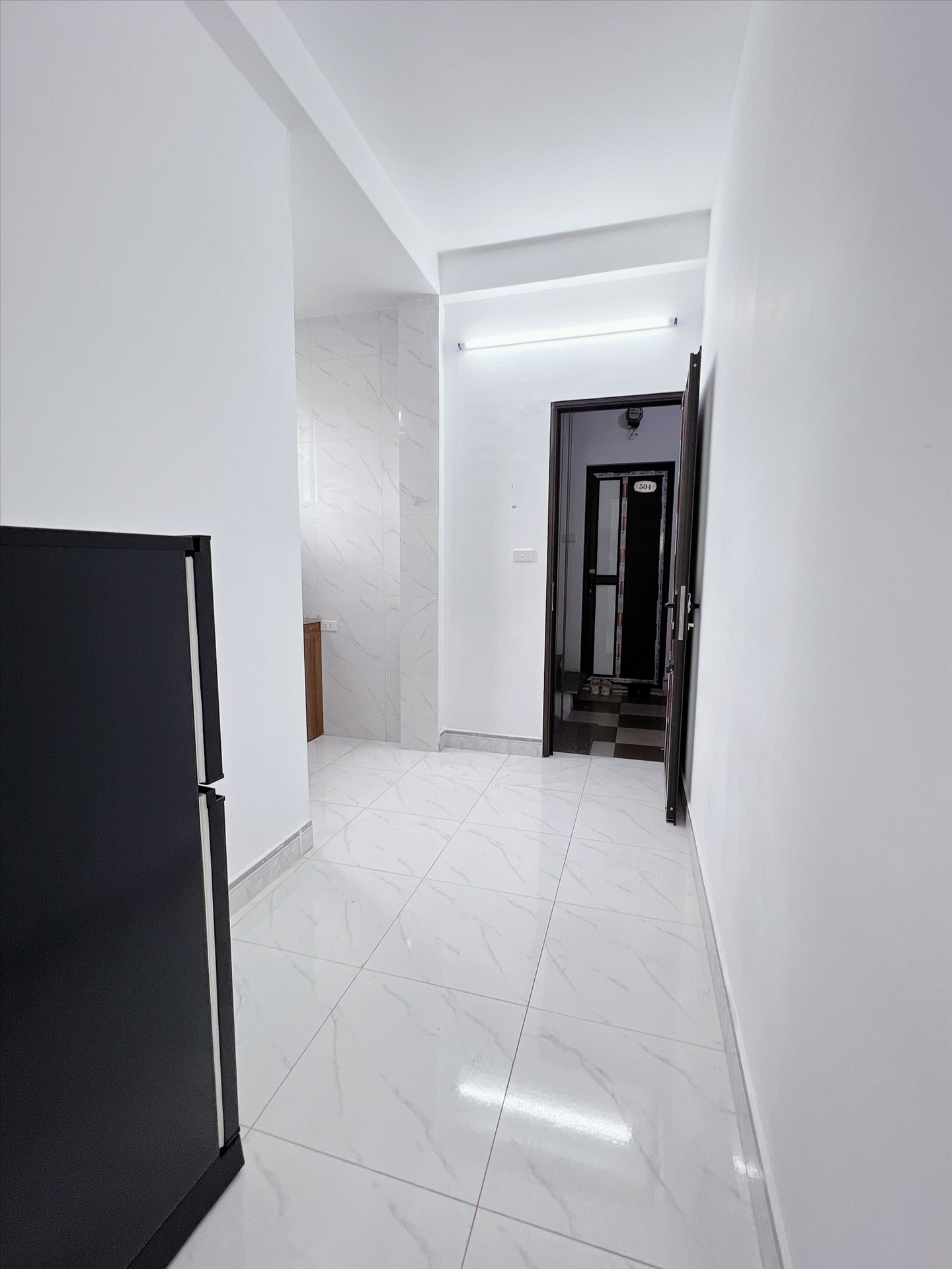 Phòng trọ 1 Phòng ngủ 28m2 tại Happyhomes Hồ Tùng Mậu - Cầu Giấy - Phòng khách