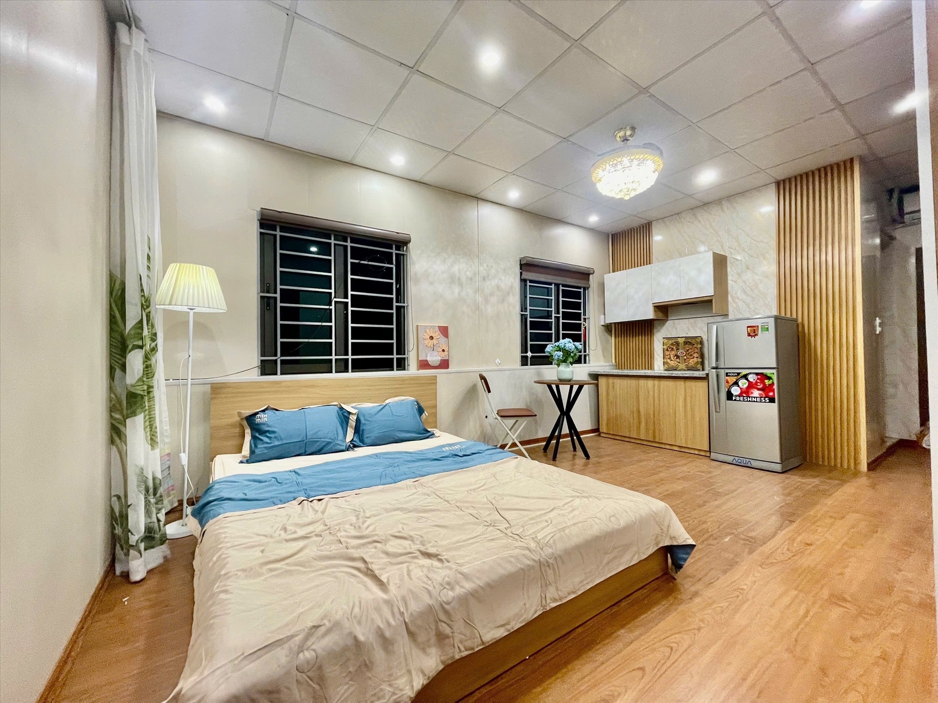 Phòng trọ Studio 30m2 tại Timehouse Mai Dịch - Cầu Giấy - Phòng ngủ