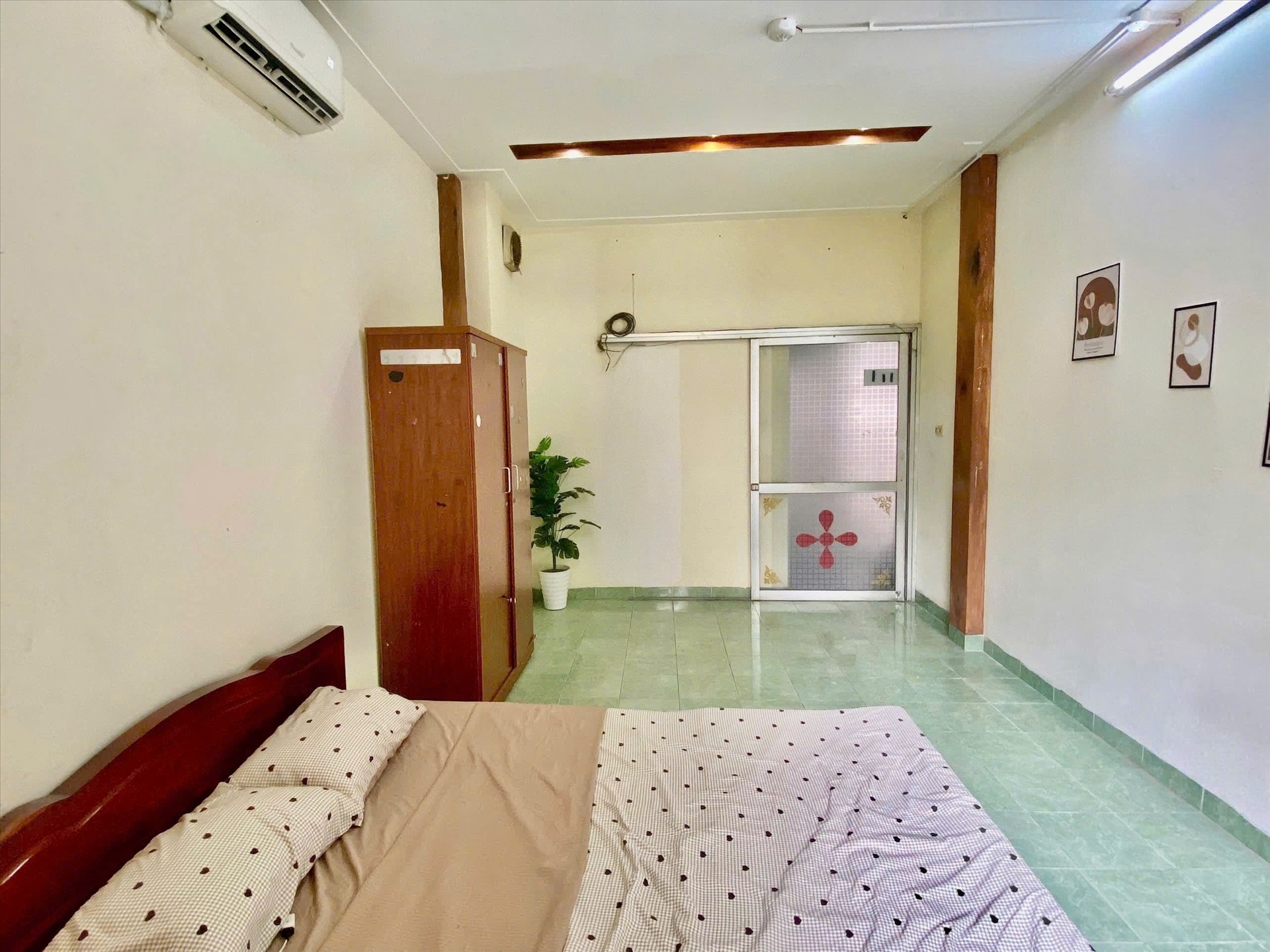 Phòng trọ Studio 25m2 tại Time House Trần Quốc Vượng - Cầu Giấy - Phòng ngủ