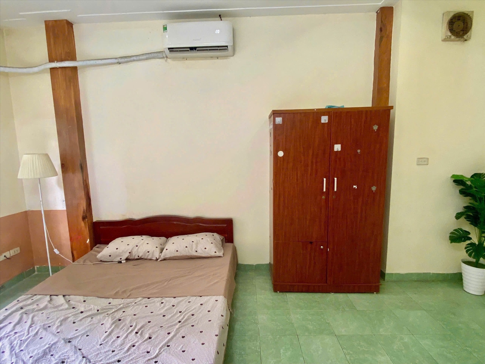 Phòng trọ Studio 25m2 tại Time House Trần Quốc Vượng - Cầu Giấy - Phòng ngủ