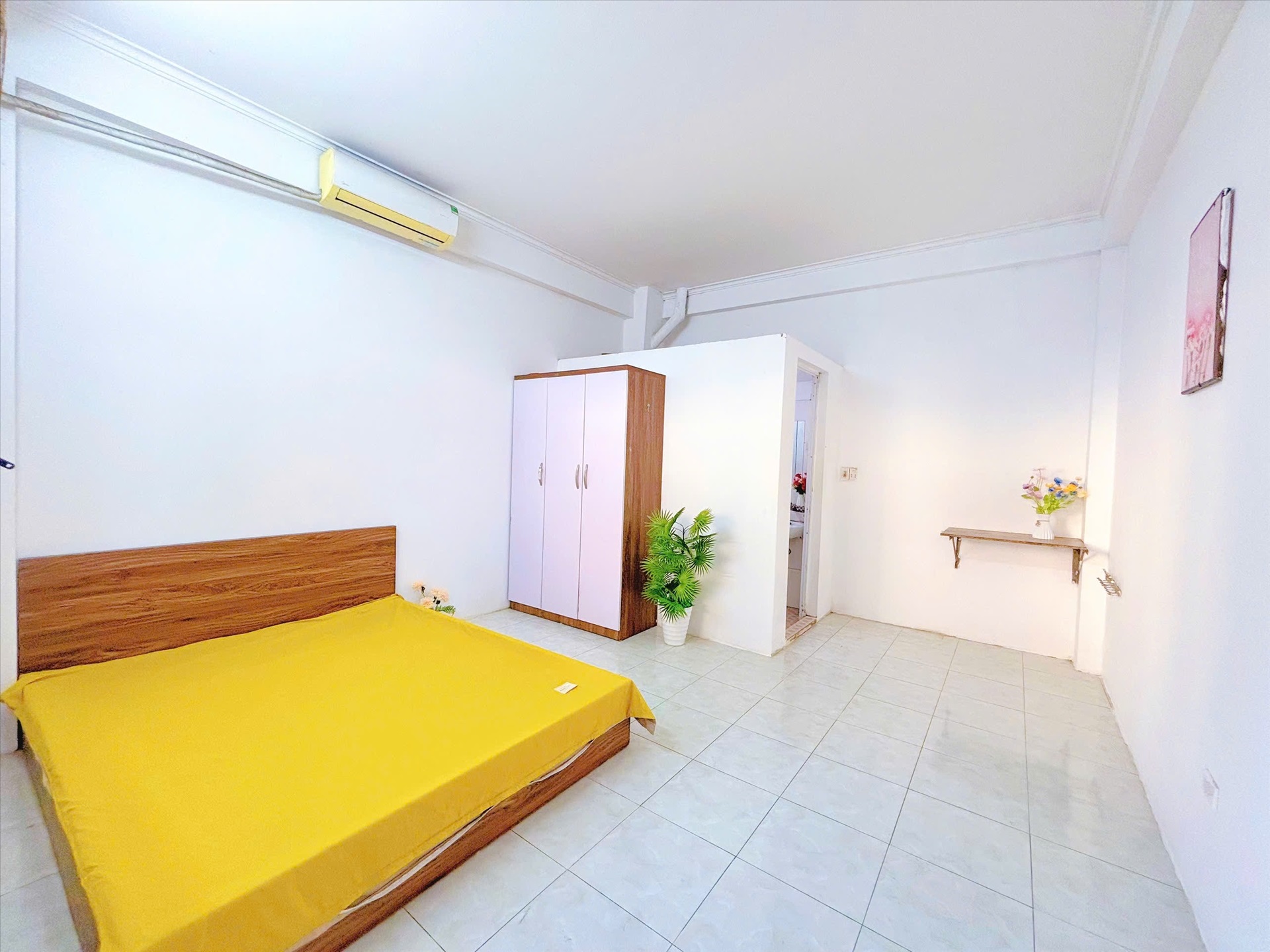Phòng trọ Studio 22m2 tại Happyhomes 2 Cổ Nhuế - Bắc Từ Liêm - Phòng ngủ