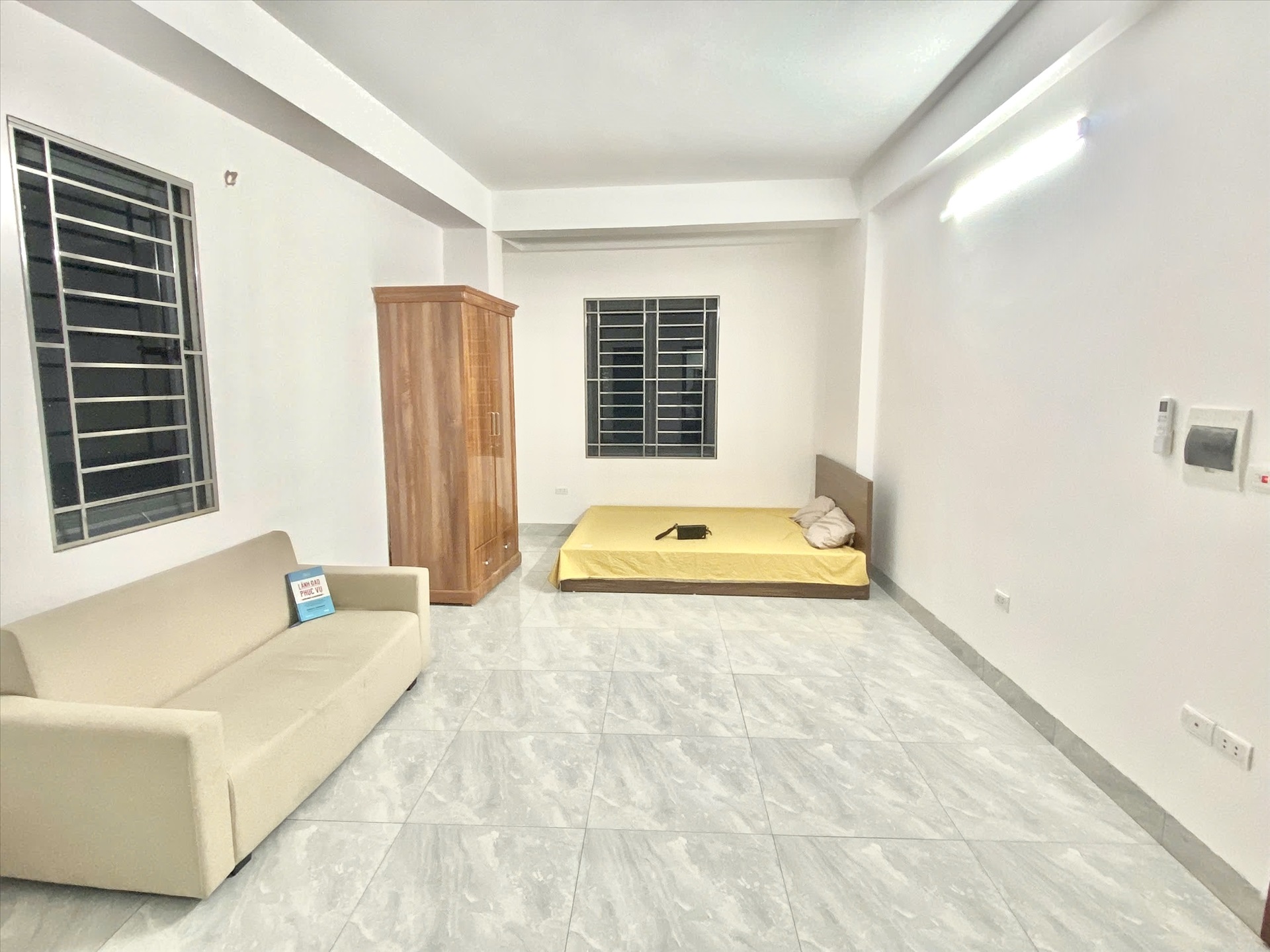 Phòng trọ Studio 28m2 tại Timehouse Thiên Hiền - Nam Từ Liêm - Phòng ngủ