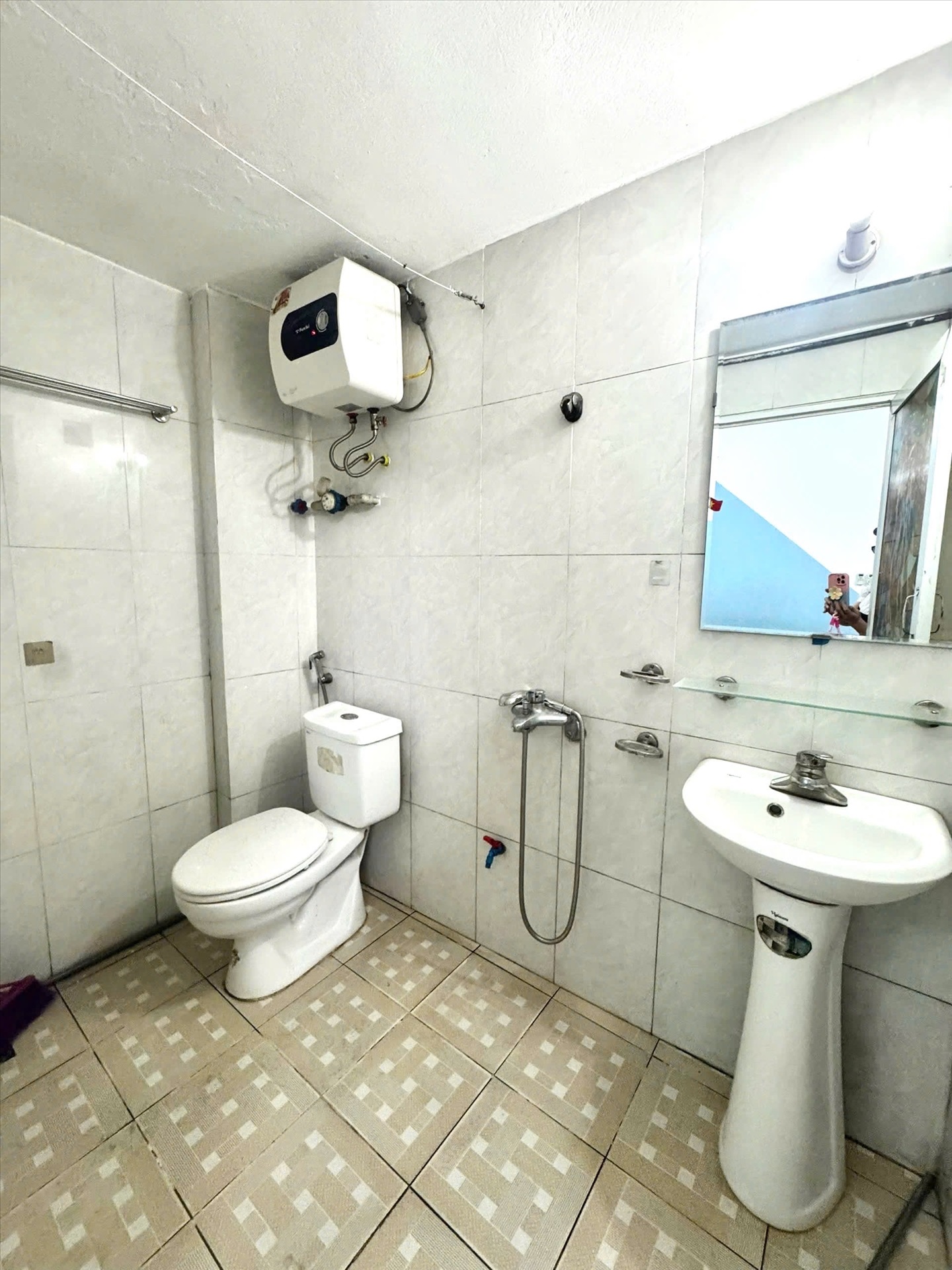 Phòng trọ Studio 25m2 tại Timehouse 2 Mỹ Đình - Nam Từ Liêm - Phòng tắm