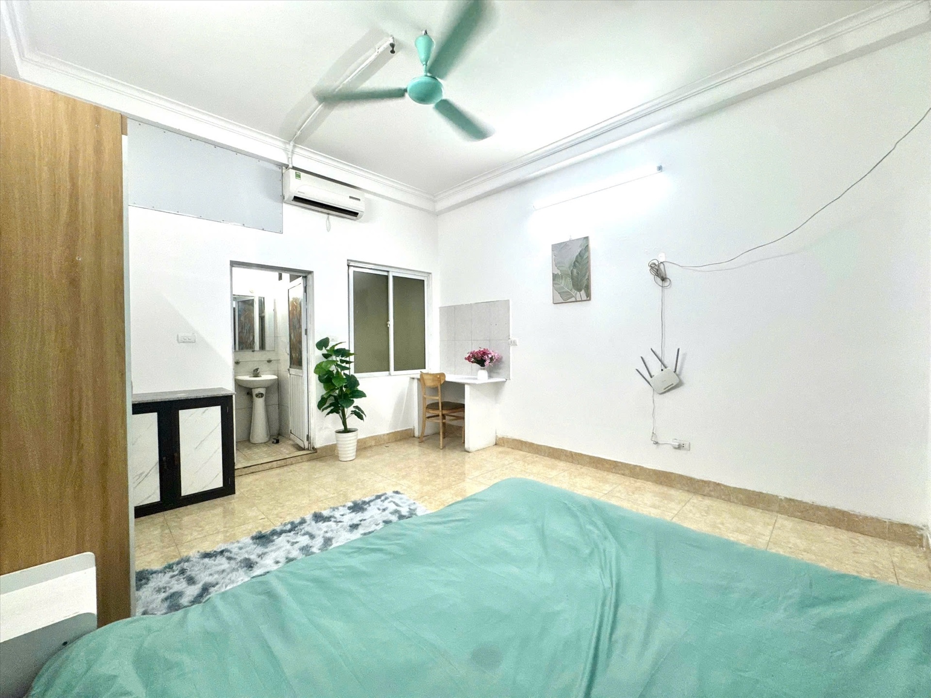Phòng trọ Studio 25m2 tại Timehouse 2 Mỹ Đình - Nam Từ Liêm - Phòng ngủ
