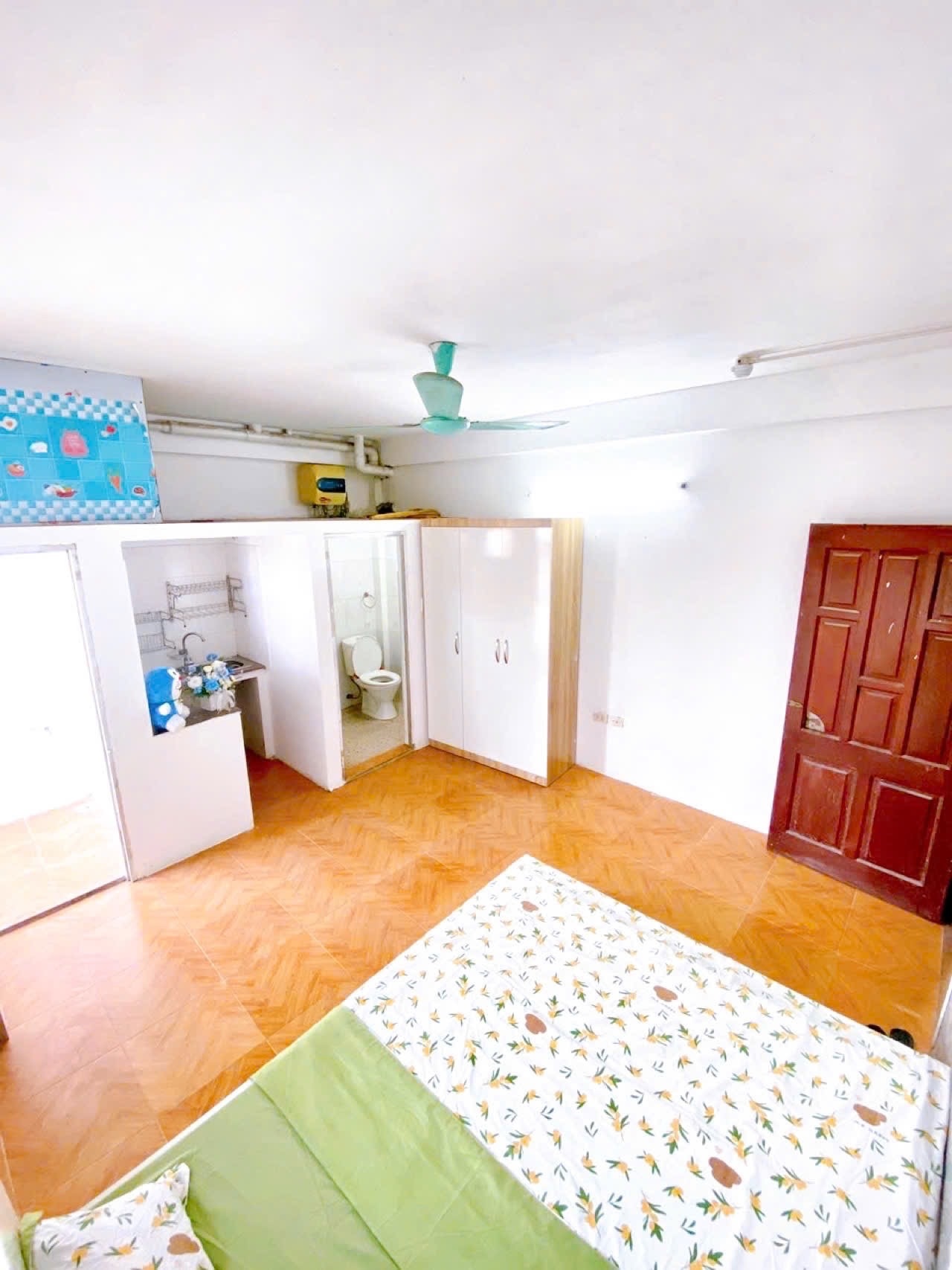 Phòng trọ Studio 25m2 tại Time House 1 Bằng Liệt - Hoàng Mai - Phòng ngủ