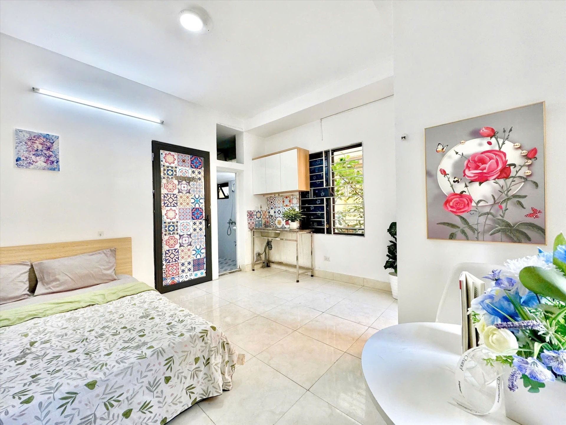 Phòng trọ Studio 28m2 tại Timehouse Nhân Hòa - Thanh Xuân - Phòng ngủ