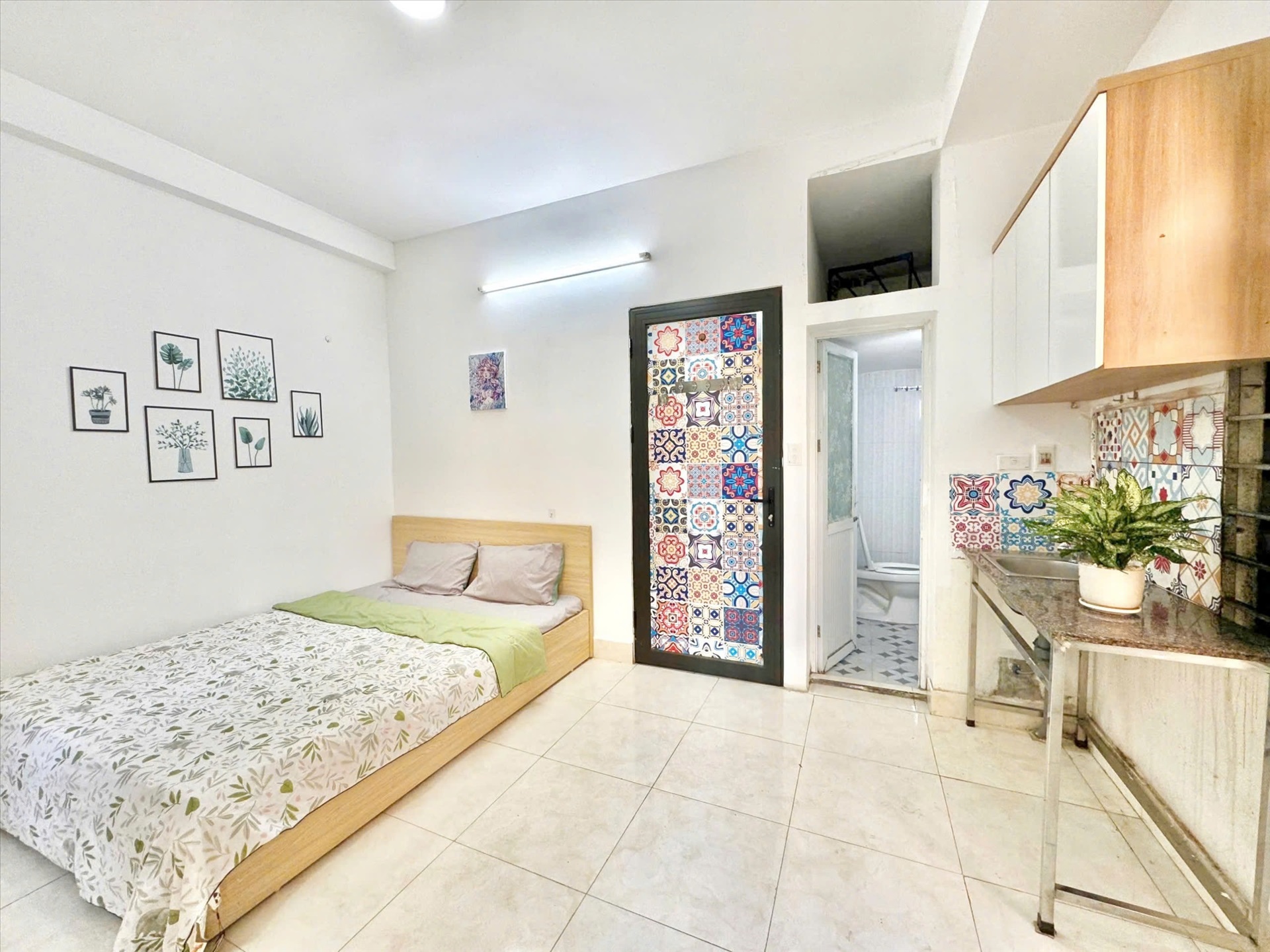 Phòng trọ Studio 28m2 tại Timehouse Nhân Hòa - Thanh Xuân - Phòng ngủ