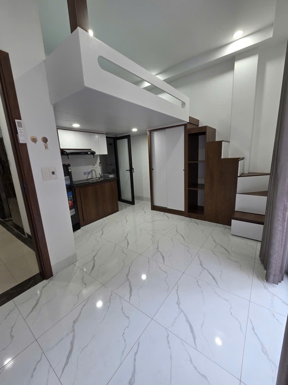 Phòng trọ Duplex 25m2 tại TV Home Phú Đô - Nam Từ Liêm - Phòng ngủ
