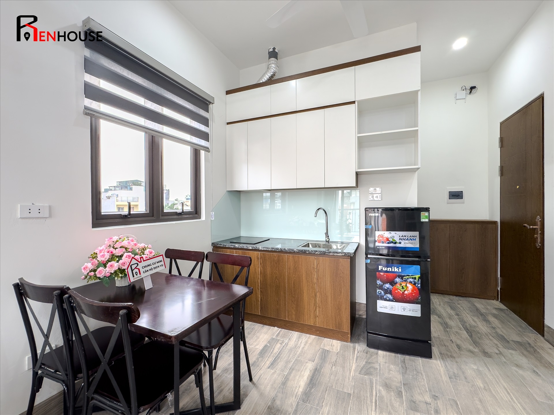 Phòng trọ Duplex 30m2 tại RenHouse An Dương Vương 2 - Tây Hồ - Phòng bếp