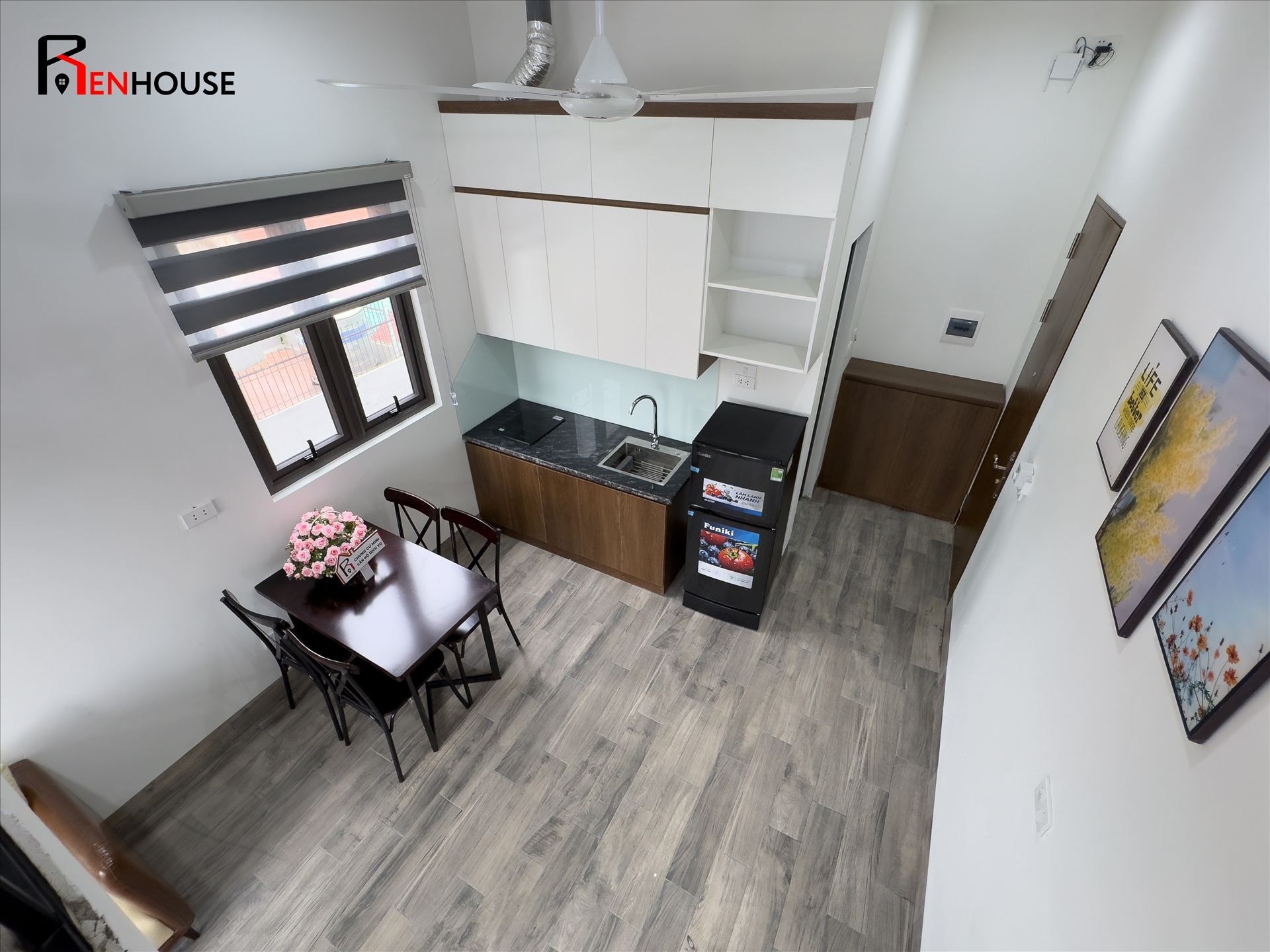 Phòng trọ Duplex 30m2 tại RenHouse An Dương Vương 2 - Tây Hồ - Phòng bếp