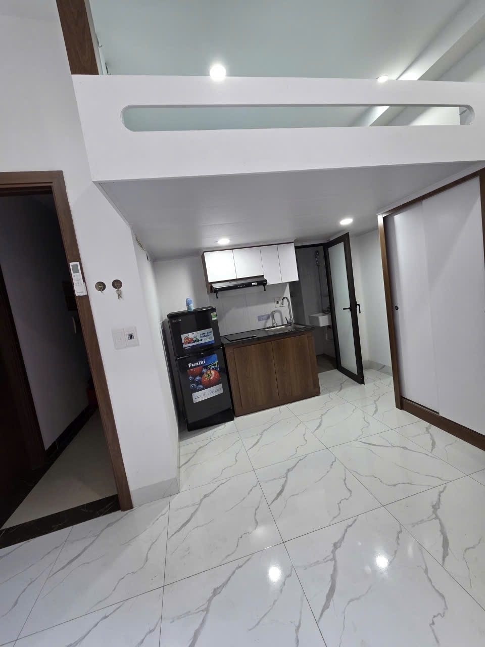 Phòng trọ Duplex 25m2 tại TV Home Phú Đô - Nam Từ Liêm - Phòng bếp