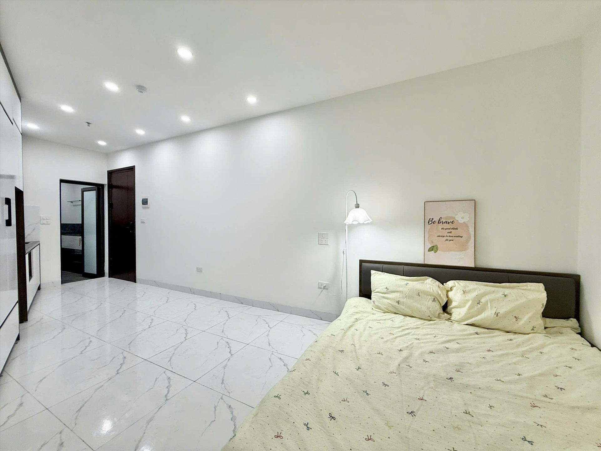 Phòng trọ Studio 25m2 tại Time House Kim Mã Thượng - Ba Đình - Phòng ngủ