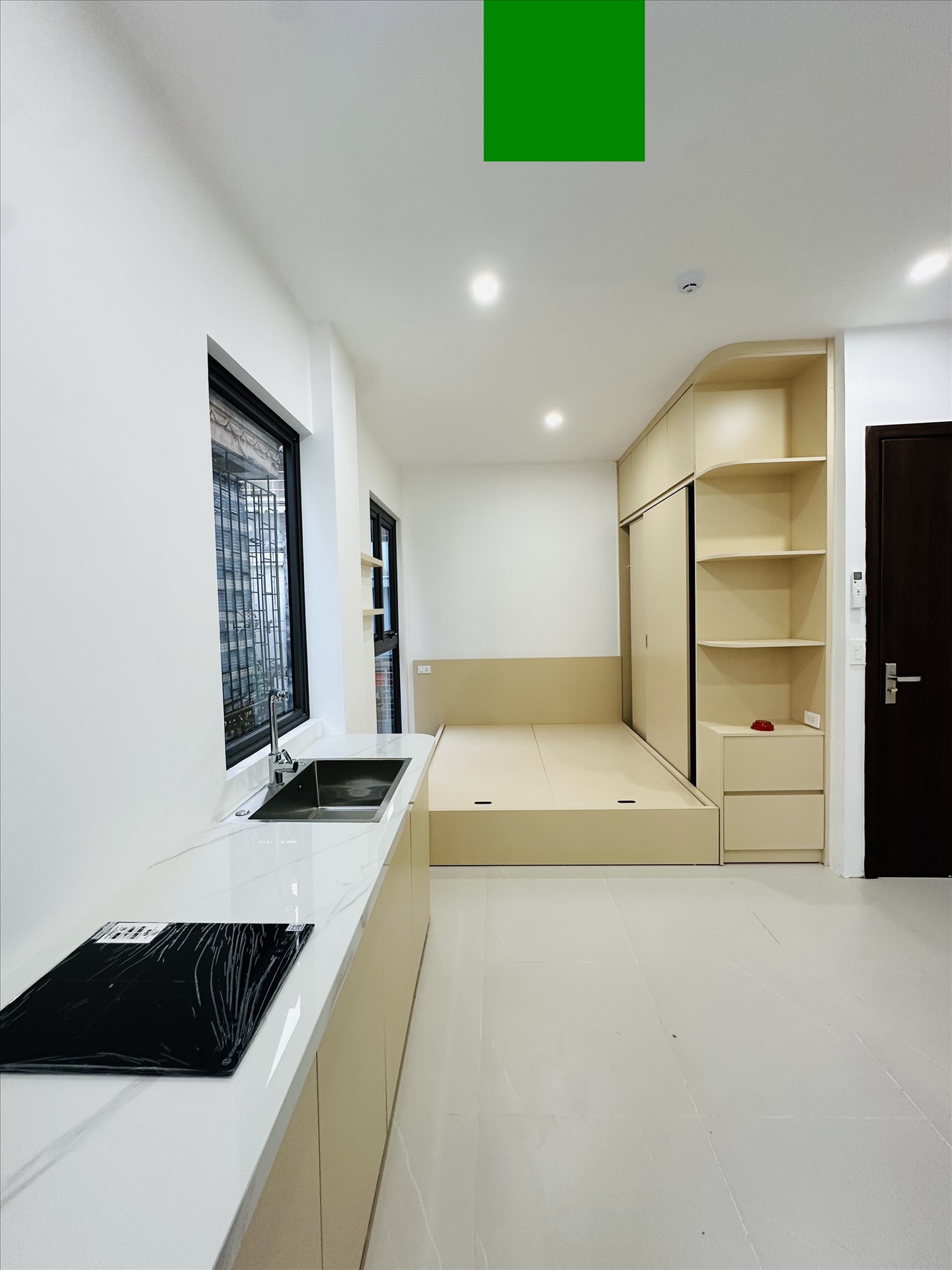 Phòng trọ Studio 30m2 tại Friends Team 1 Khâm Thiên - Đống Đa - Phòng ngủ