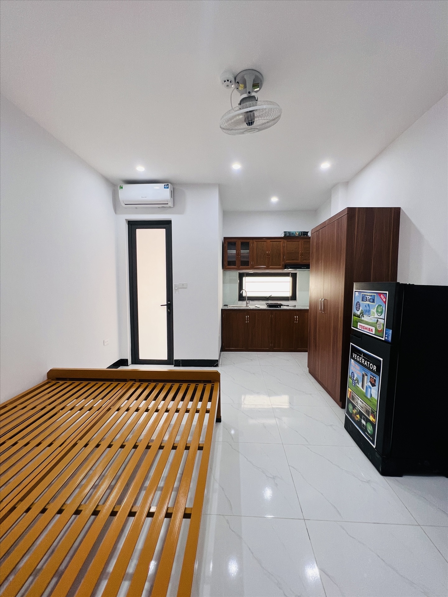 Phòng trọ Studio 25m2 tại Friends Team 2 Nguyễn Văn Trỗi - Hà Đông - Phòng ngủ