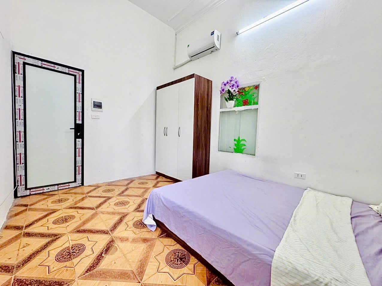 Phòng trọ Studio 25m2 tại Time House 14 Cổ Nhuế - Bắc Từ Liêm - Phòng ngủ