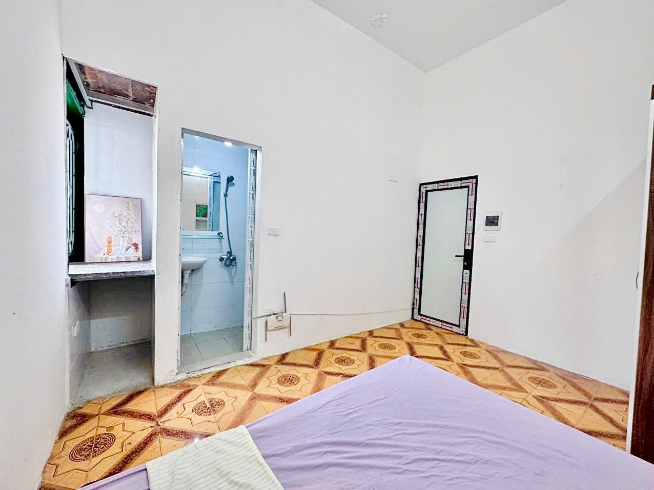 Phòng trọ Studio 25m2 tại Time House 14 Cổ Nhuế - Bắc Từ Liêm - Phòng ngủ