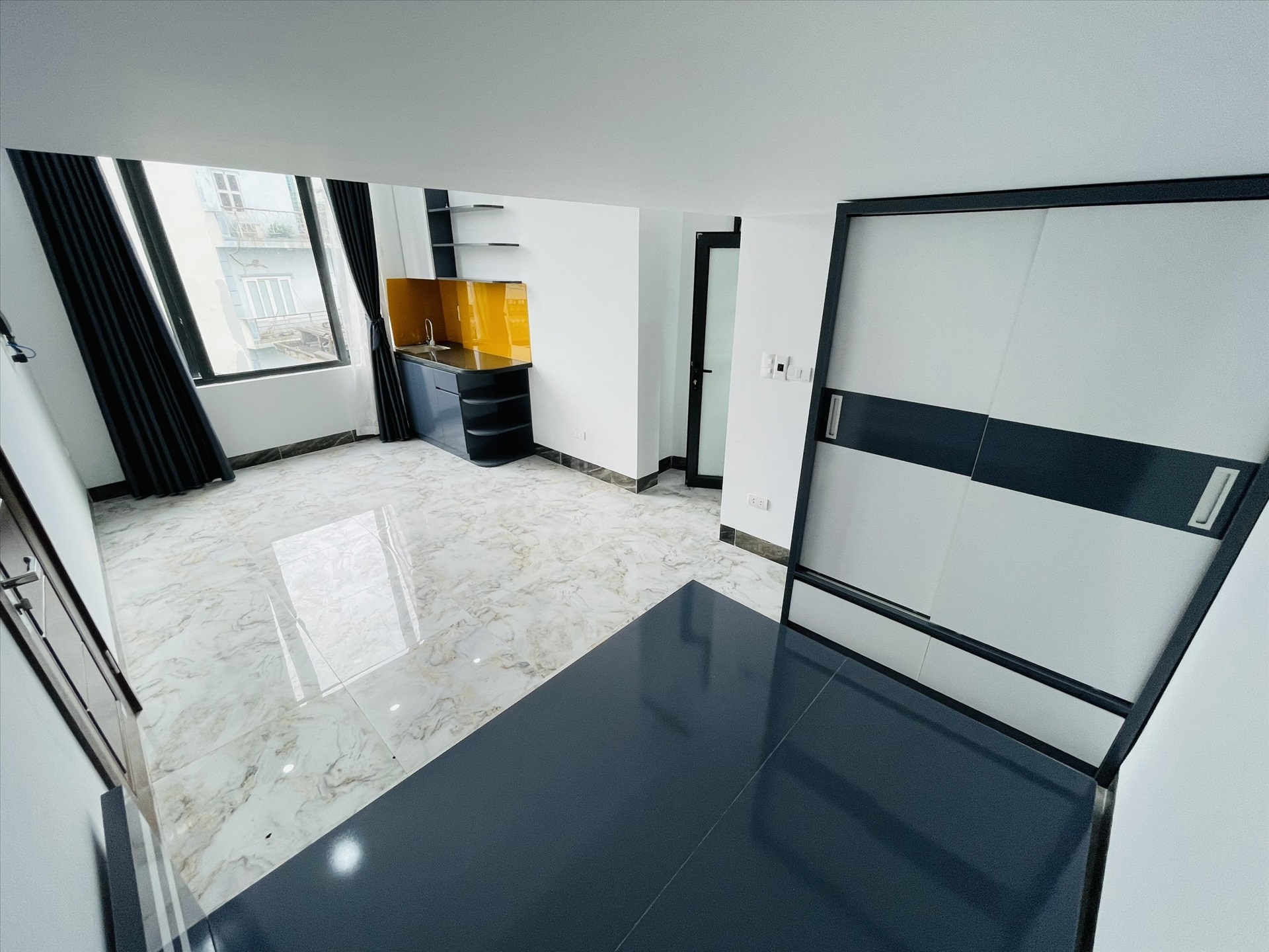 Phòng trọ 1 Phòng ngủ 25m2 tại Airstay Đại La - Hai Bà Trưng - Phòng ngủ