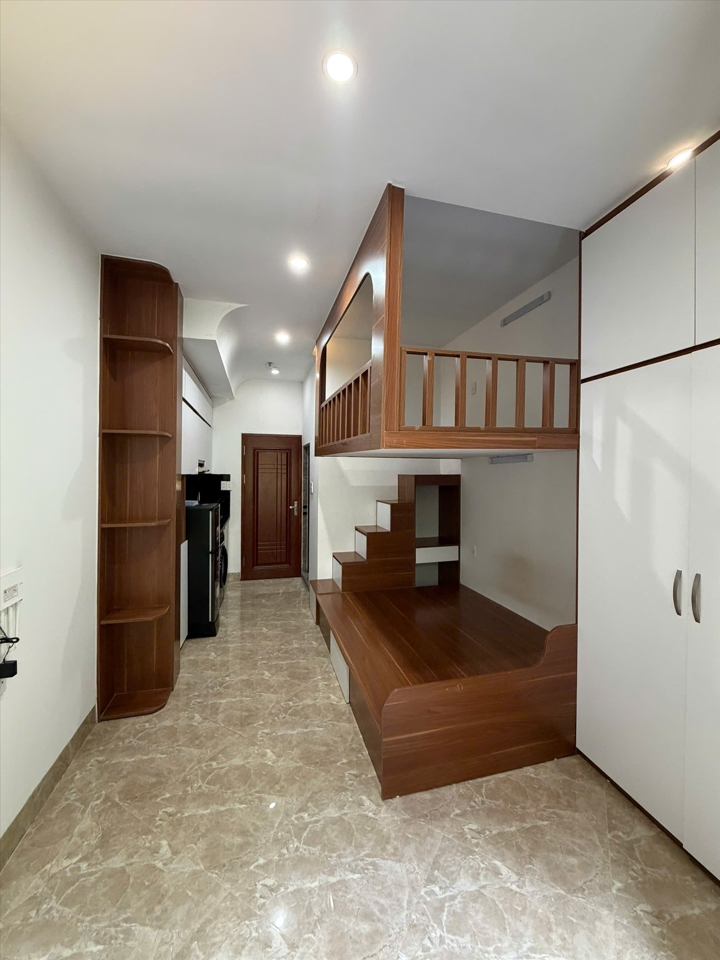 Phòng trọ Studio 22m2 tại Sunshine Giáp Nhất - Thanh Xuân - Phòng ngủ