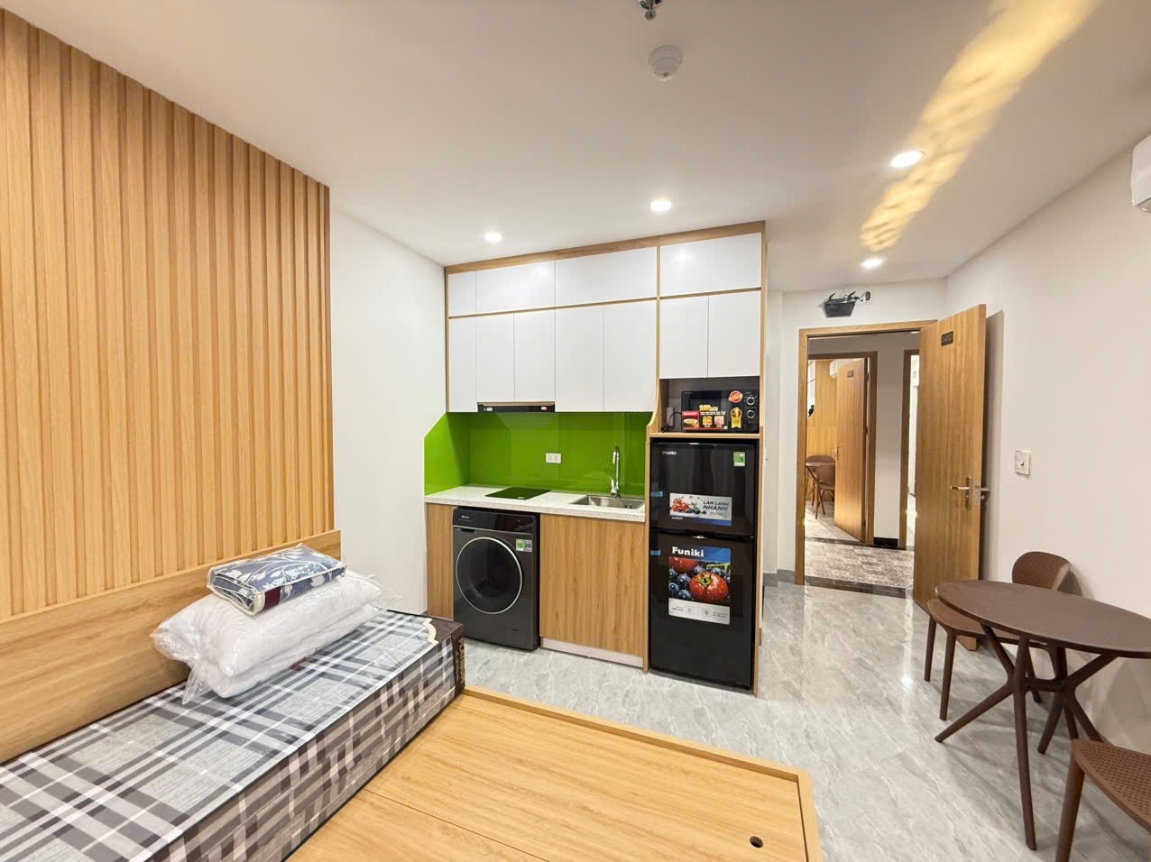 Phòng trọ Studio 24m2 tại Sunshine Trần Duy Hưng - Cầu Giấy - Phòng bếp
