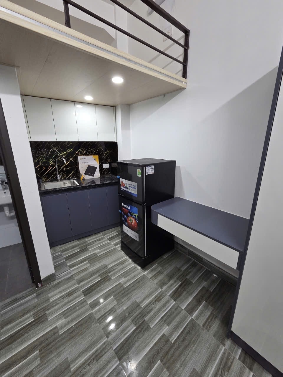 Phòng trọ Duplex 25m2 tại TV Home Phương Canh - Nam Từ Liêm - Phòng bếp