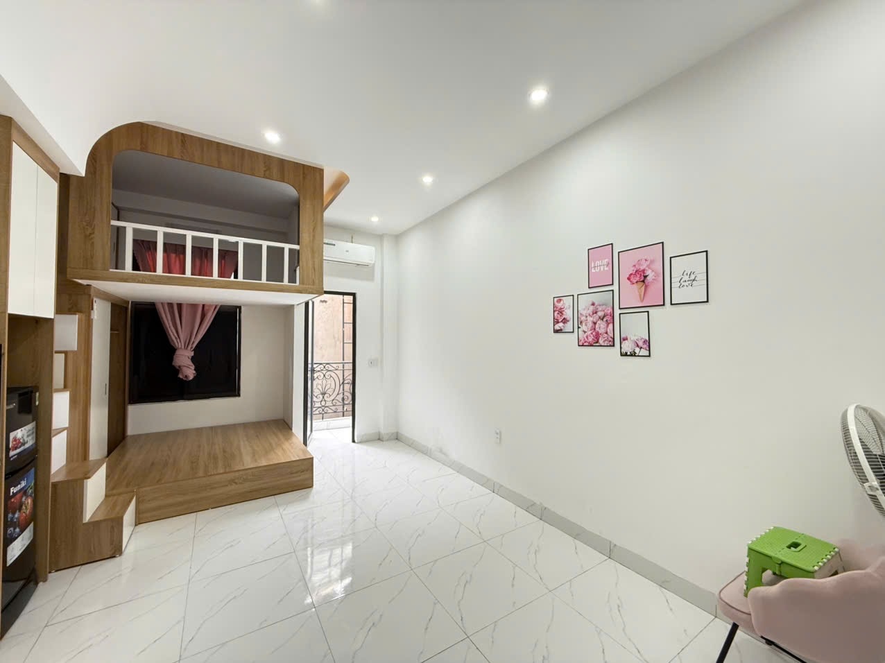 Phòng trọ Studio 25m2 tại Sunshine Thái Hà - Đống Đa - Phòng ngủ