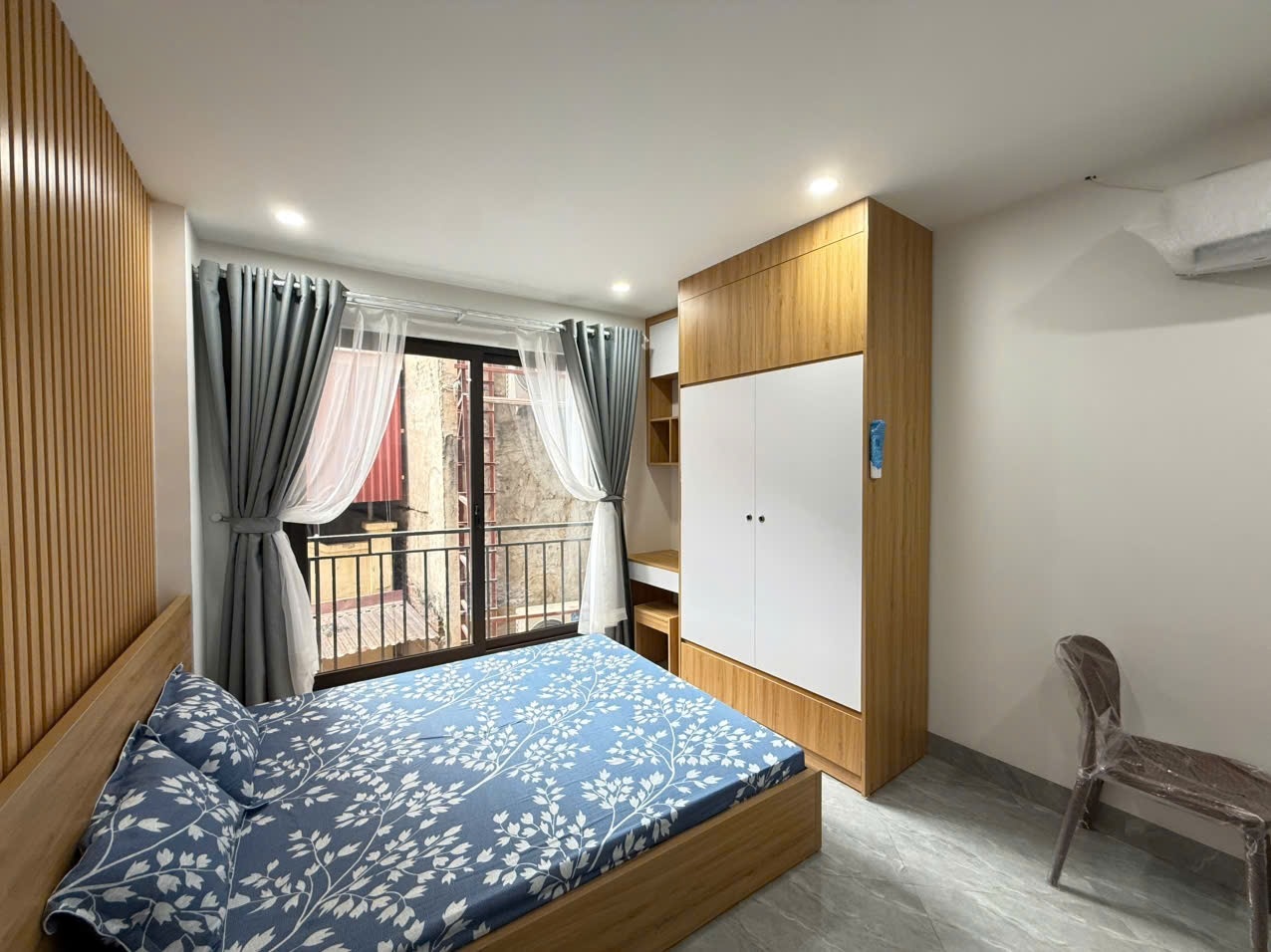 Phòng trọ Studio 24m2 tại Sunshine Trần Duy Hưng - Cầu Giấy - Phòng ngủ