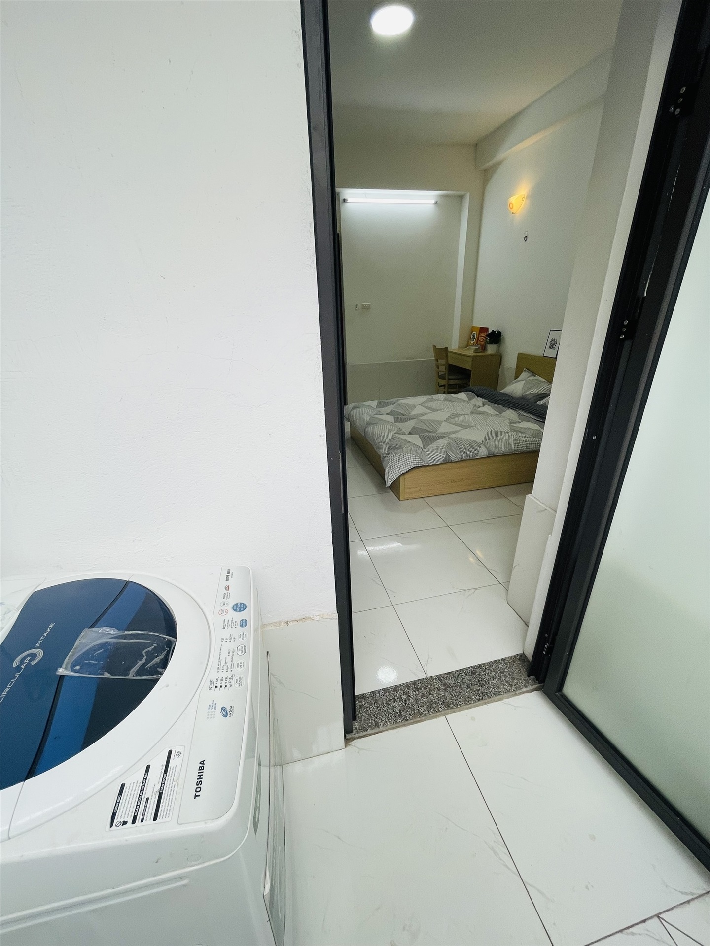 Phòng trọ Studio 25m2 tại Airstay Hồ Ba Mẫu - Đống Đa - Phòng ngủ
