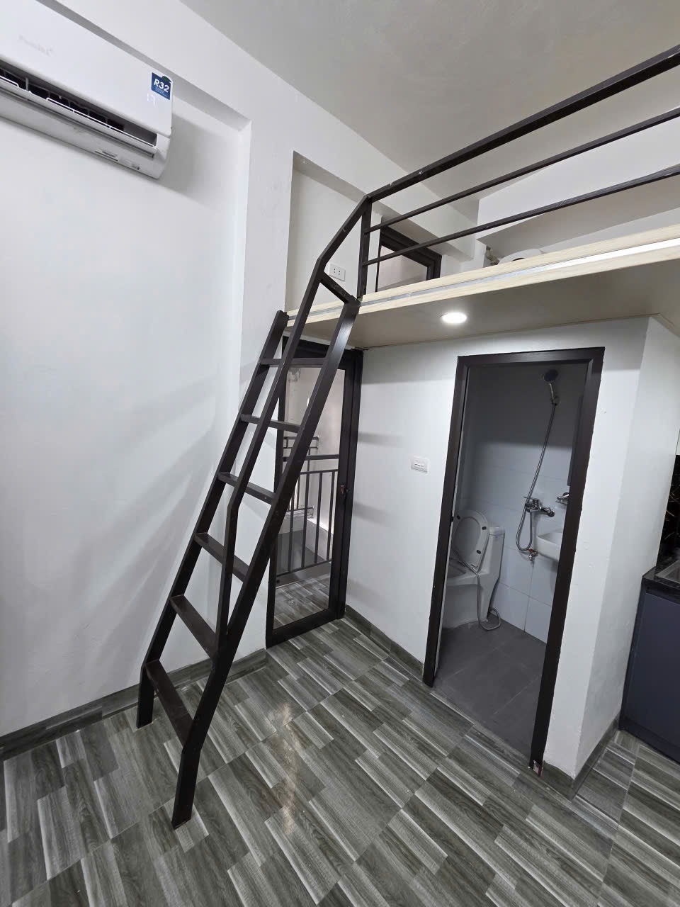 Phòng trọ Duplex 25m2 tại TV Home Phương Canh - Nam Từ Liêm - Phòng ngủ