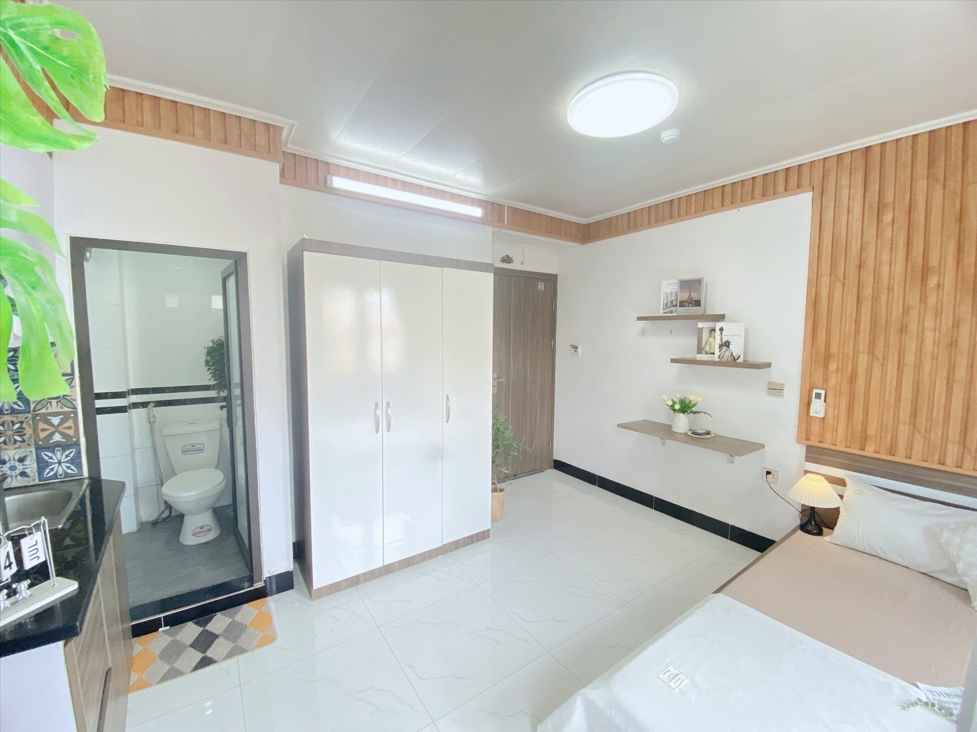 Phòng trọ Studio 20m2 tại Suha Home 2 Nhân Hòa - Thanh Xuân - Phòng ngủ