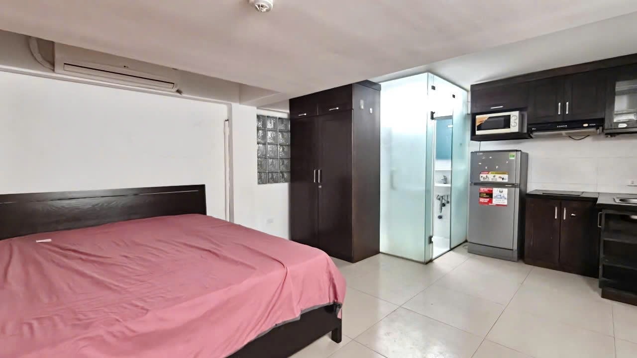 Phòng trọ Studio 30m2 tại Salahomes Đình Thôn - Nam Từ Liêm - Phòng ngủ