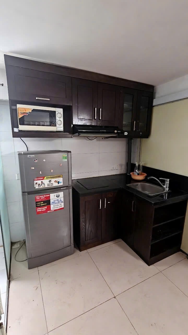 Phòng trọ Studio 30m2 tại Salahomes Đình Thôn - Nam Từ Liêm - Phòng bếp